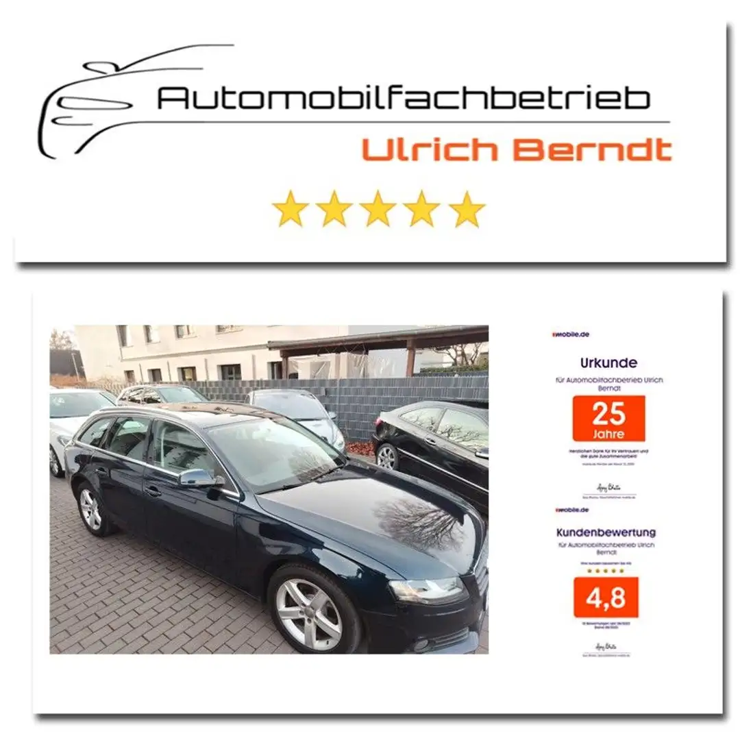 Audi A4 Avant - 2. Hand  - TÜV + Gr. Inspektion neu Noir - 1