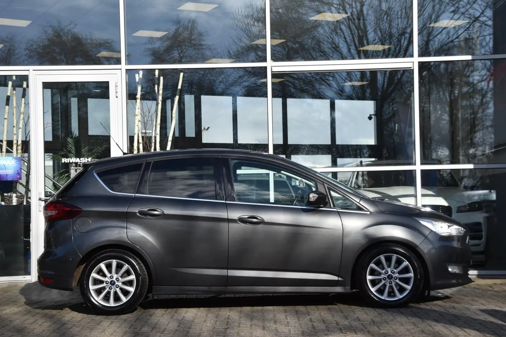 Ford C-Max 1.0 Titanium Airco Nav. Pdc Led Cruise Control 1st Grijs - 2