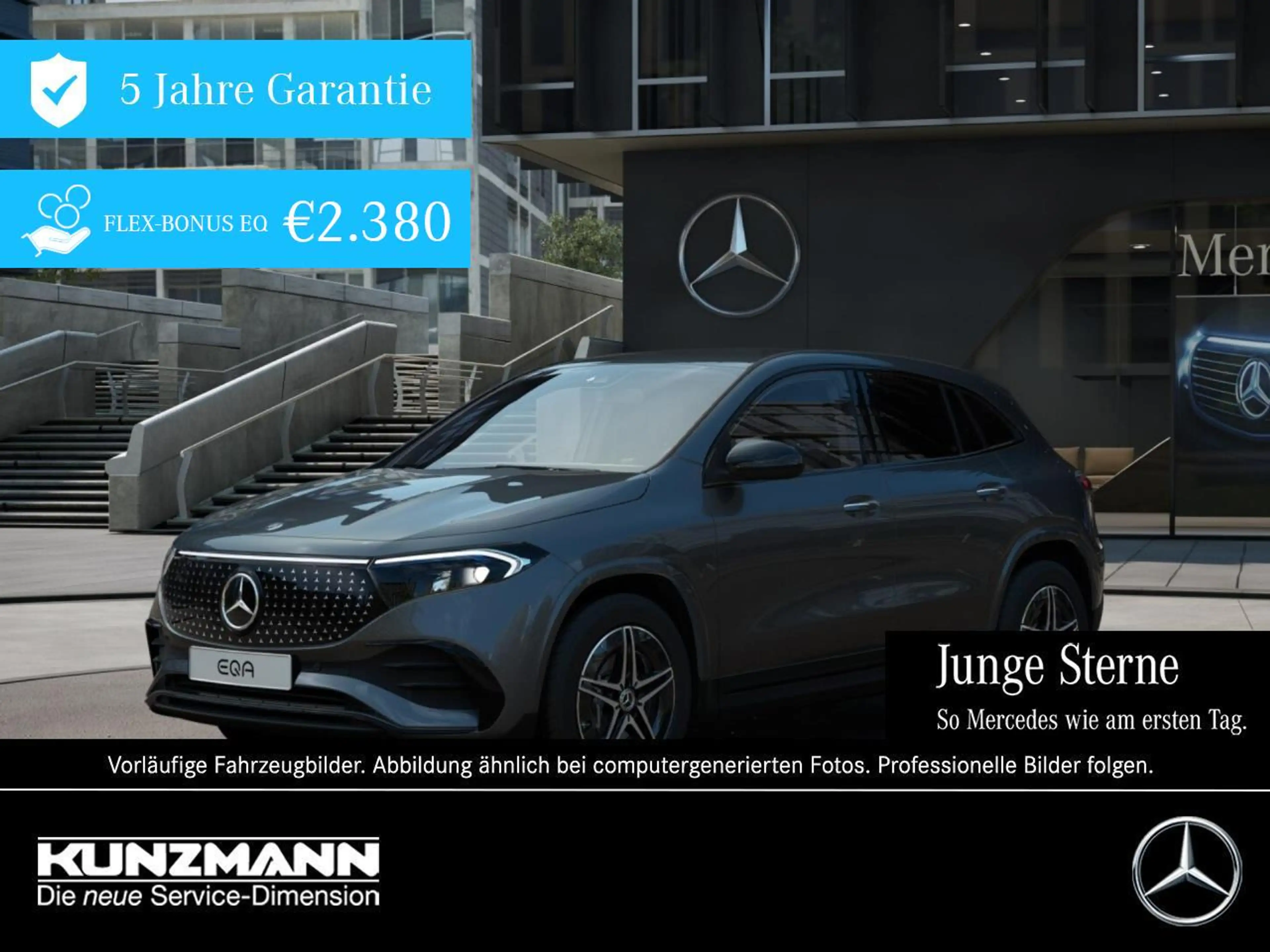 Mercedes-Benz EQA 250 + AMG Night Distronic Kamera Easy-Pack