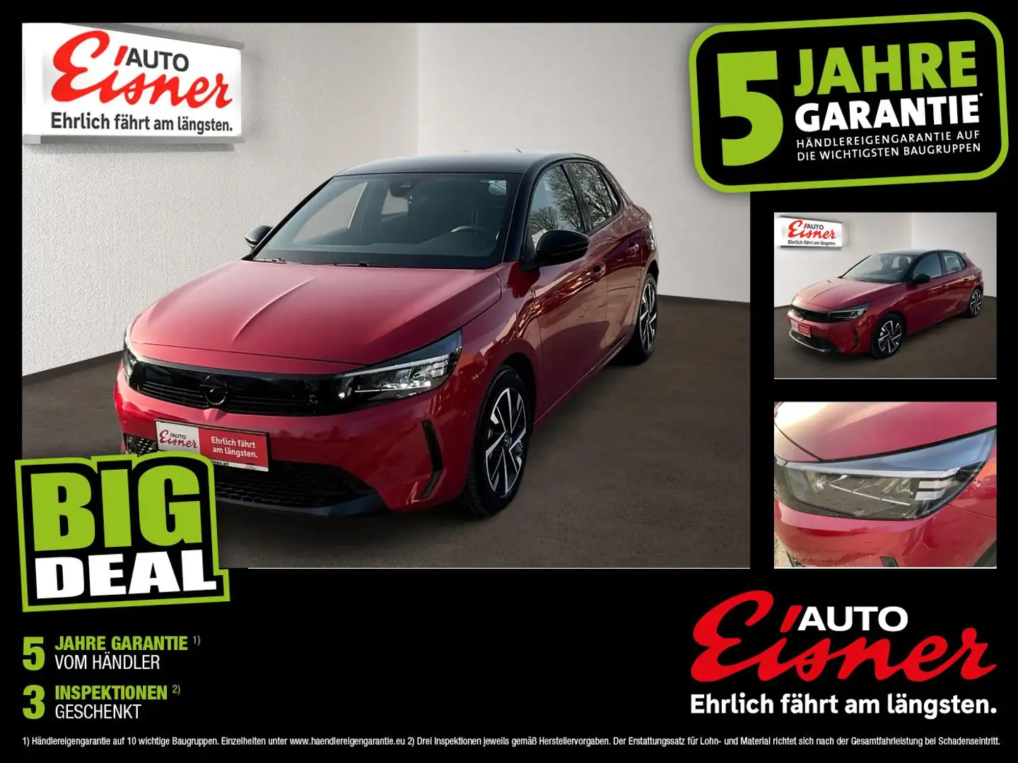 Opel Corsa 1.2 DJ TURBO GS AUT Rot - 1