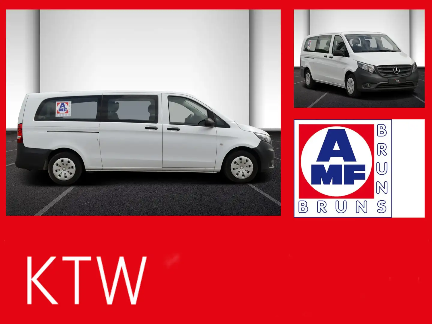 Mercedes-Benz Vito 114 TourerPro,Extralang,AMF Rollstuhlrampe Weiß - 1