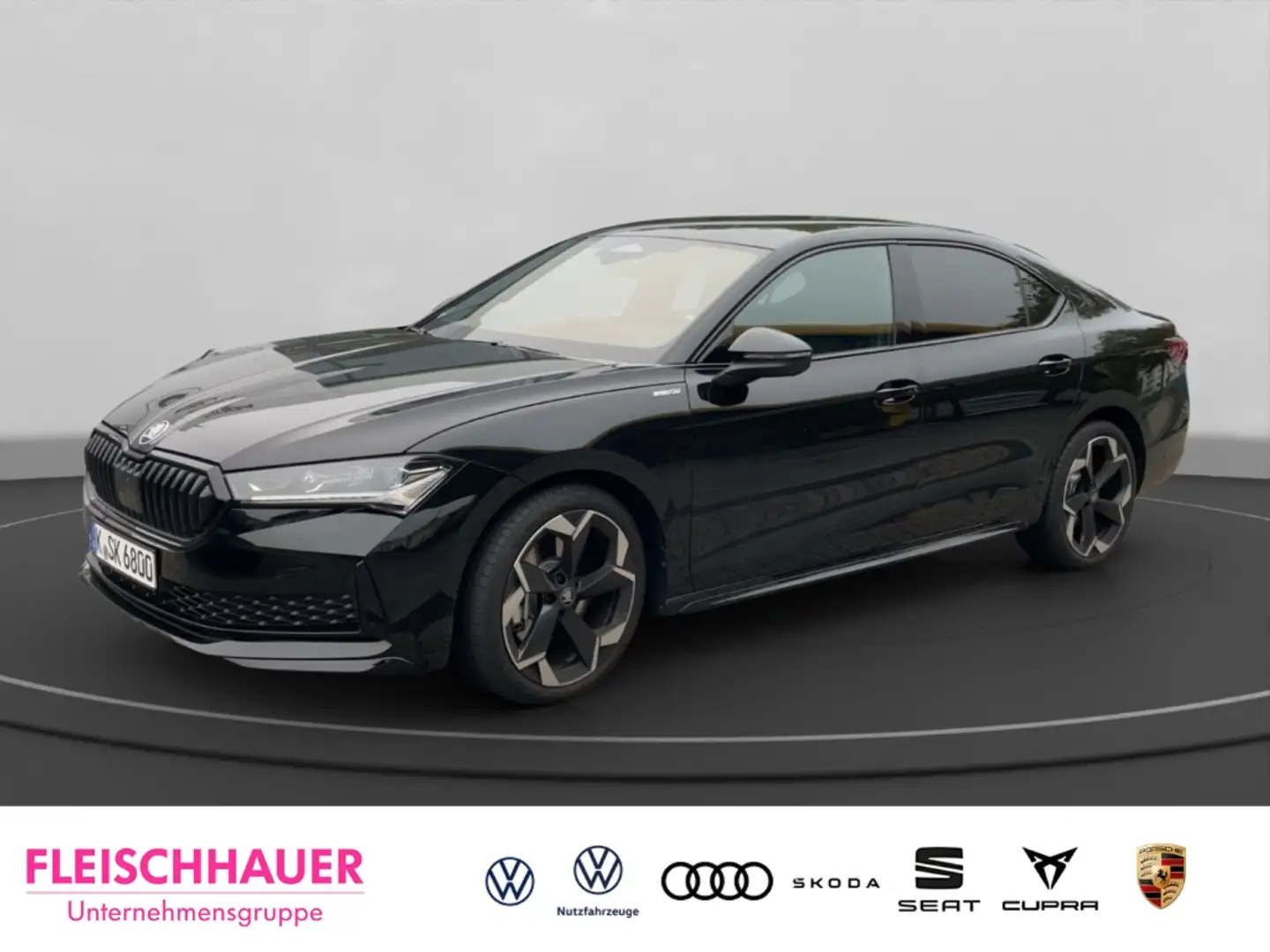 Skoda Superb 2.0 TDI 142 kW 4x4 Sportline HUD AD AHK Navi Digit Schwarz - 1
