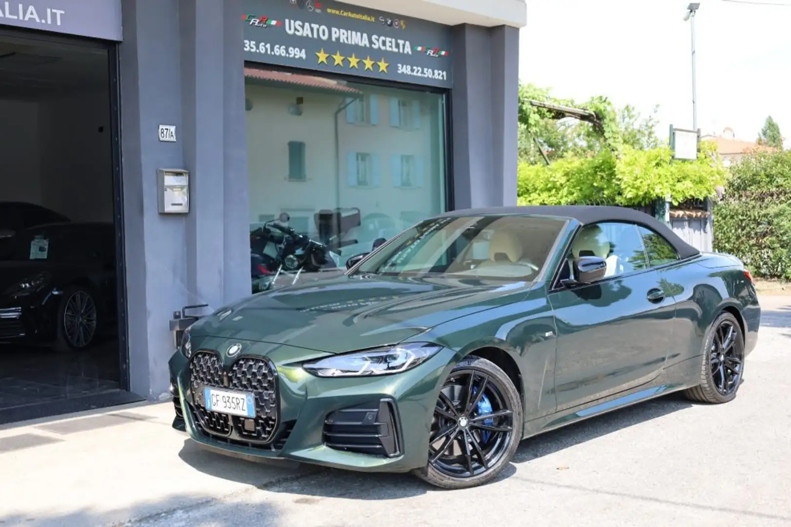 BMW 440 M440  i 48V xDrive Cabrio LASER Light Live Cockpit Verde - 1