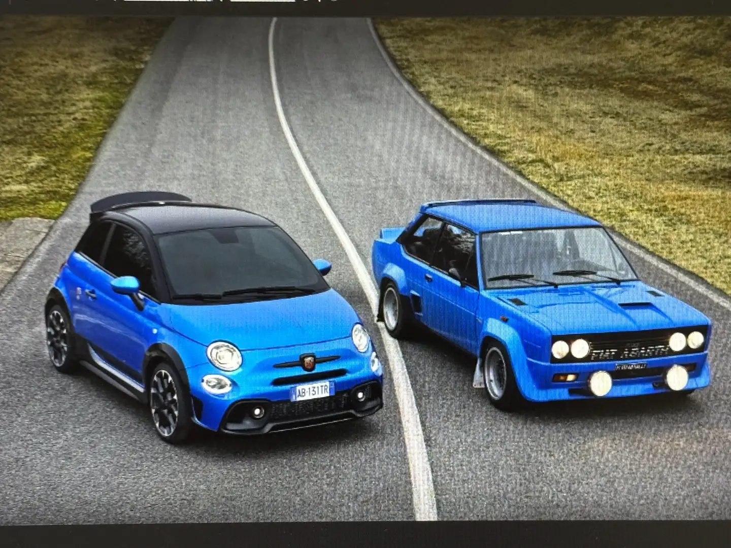 Abarth 500 695 Tributo 131 Rally MTA Bleu - 1