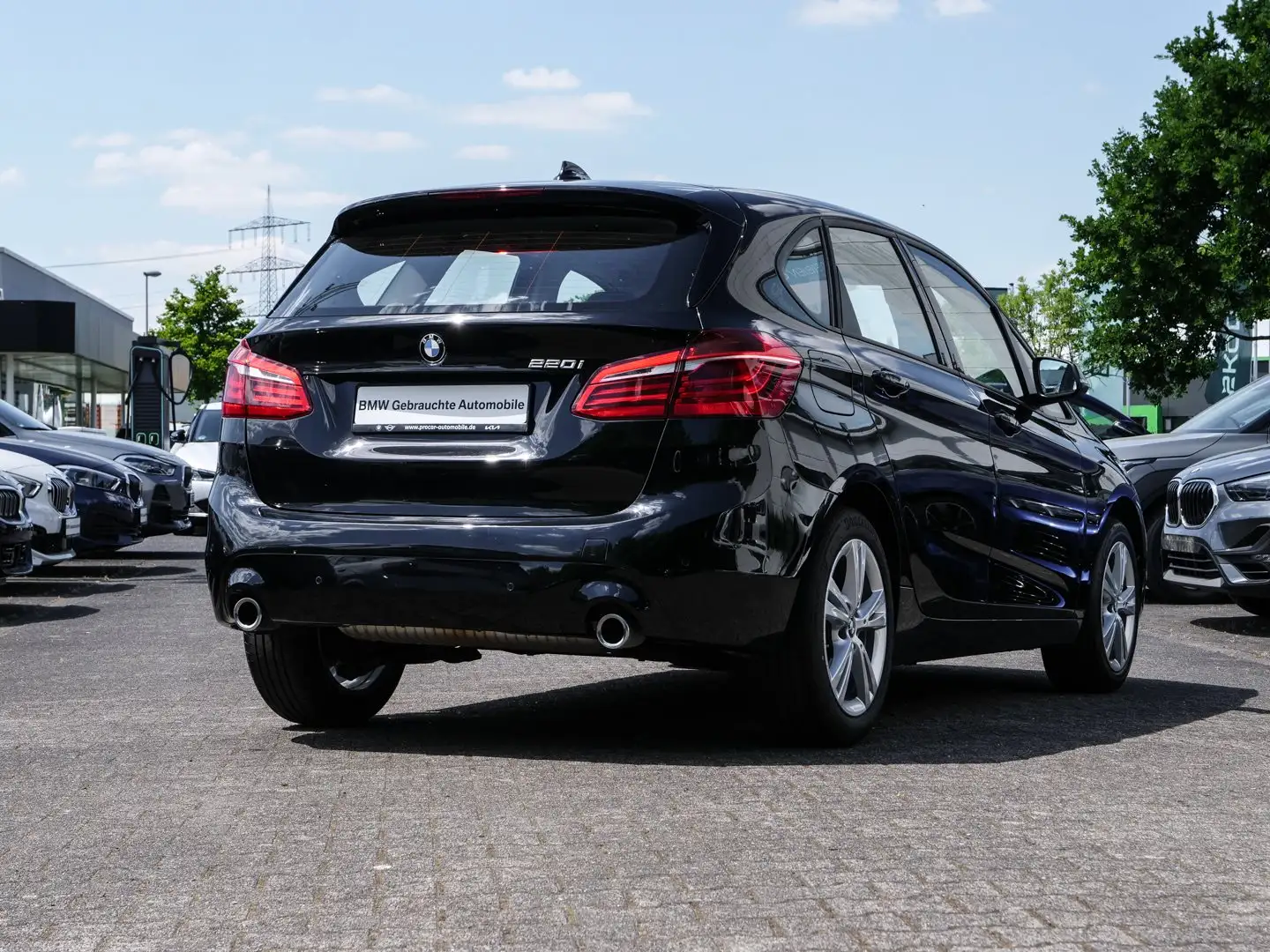 BMW 220 i DA PA RFK DAB NAVI Sportsitz LED Nero - 2