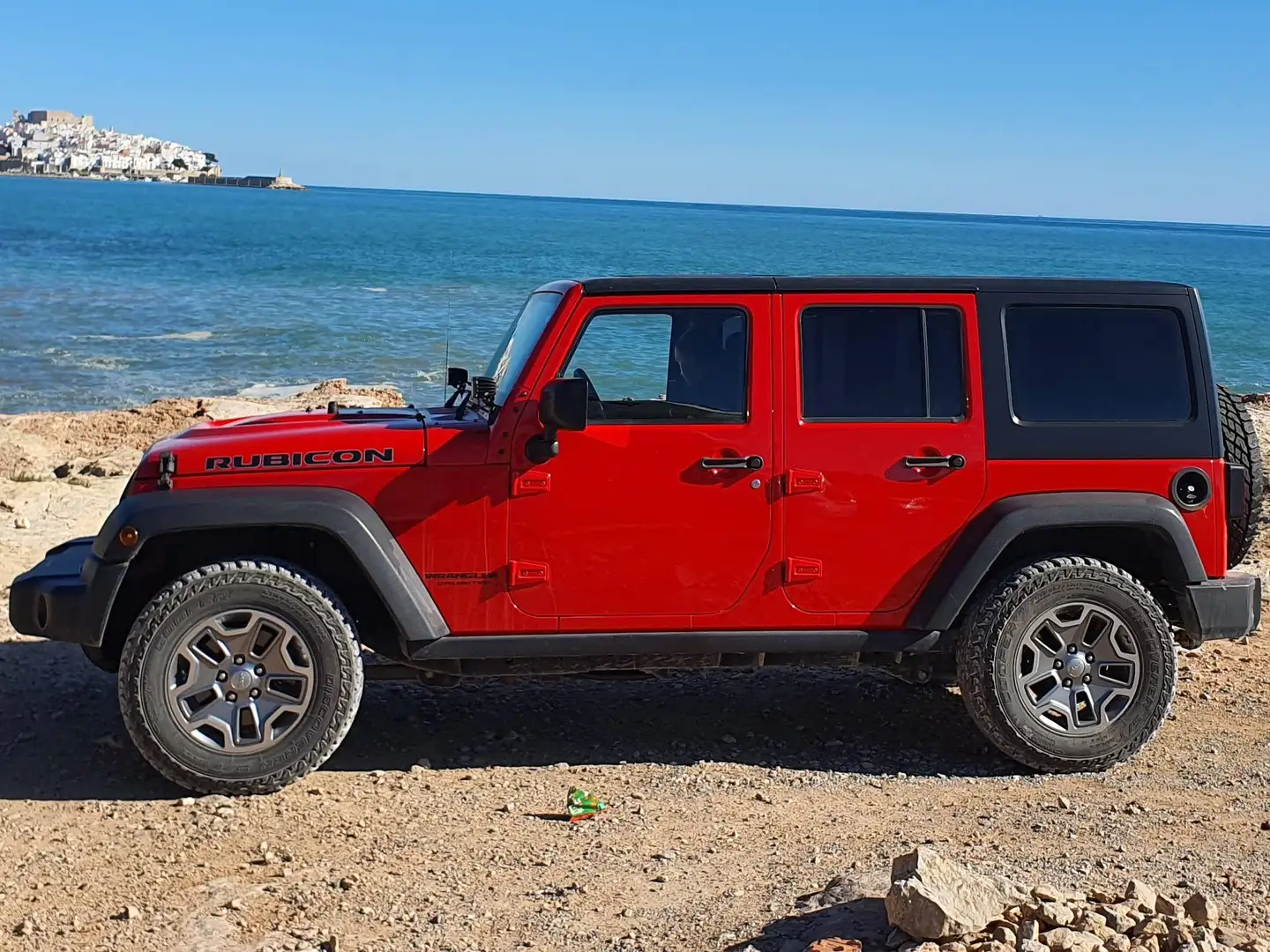 Jeep Wrangler Wrangler Unlimited 2.8CRD Sport Sport Rojo - 2