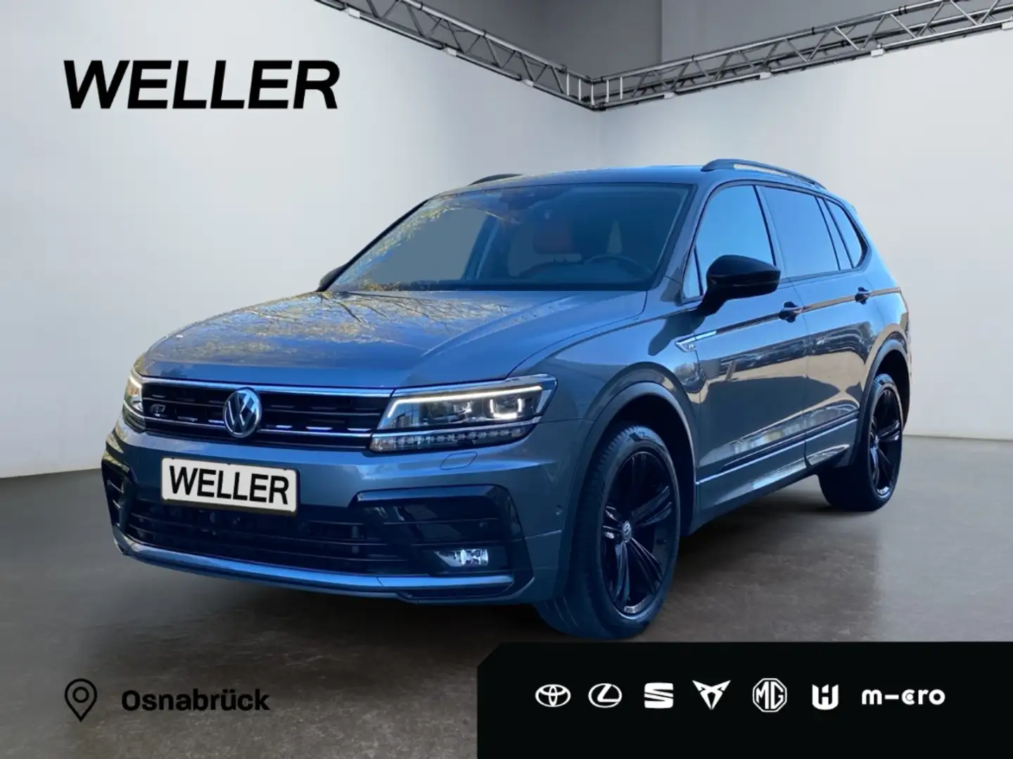 Volkswagen Tiguan Allspace 2.0 TSI 4Motion R-Line *Leder*ACC*HUD* Grau - 1