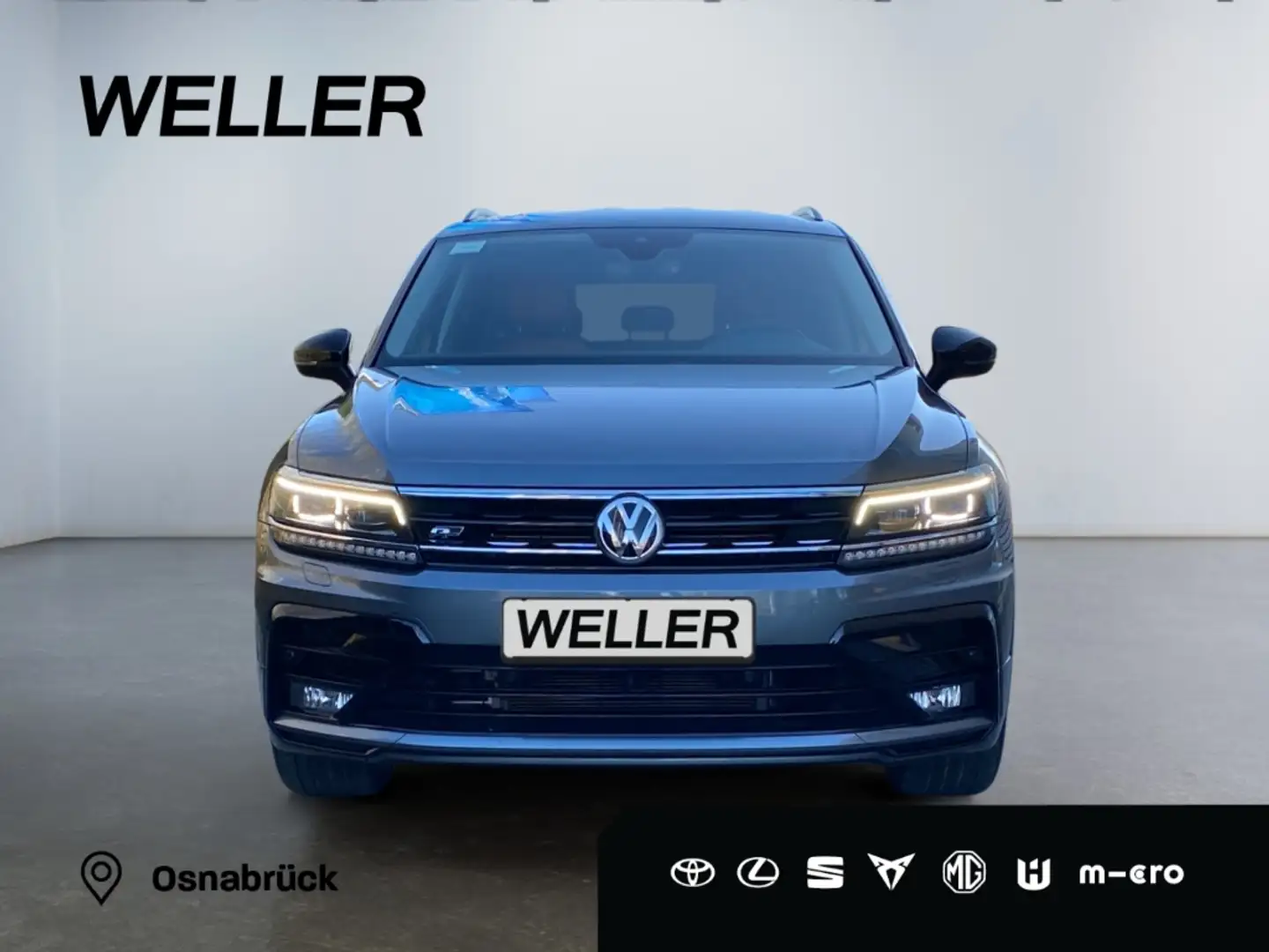Volkswagen Tiguan Allspace 2.0 TSI 4Motion R-Line *Leder*ACC*HUD* Grau - 2