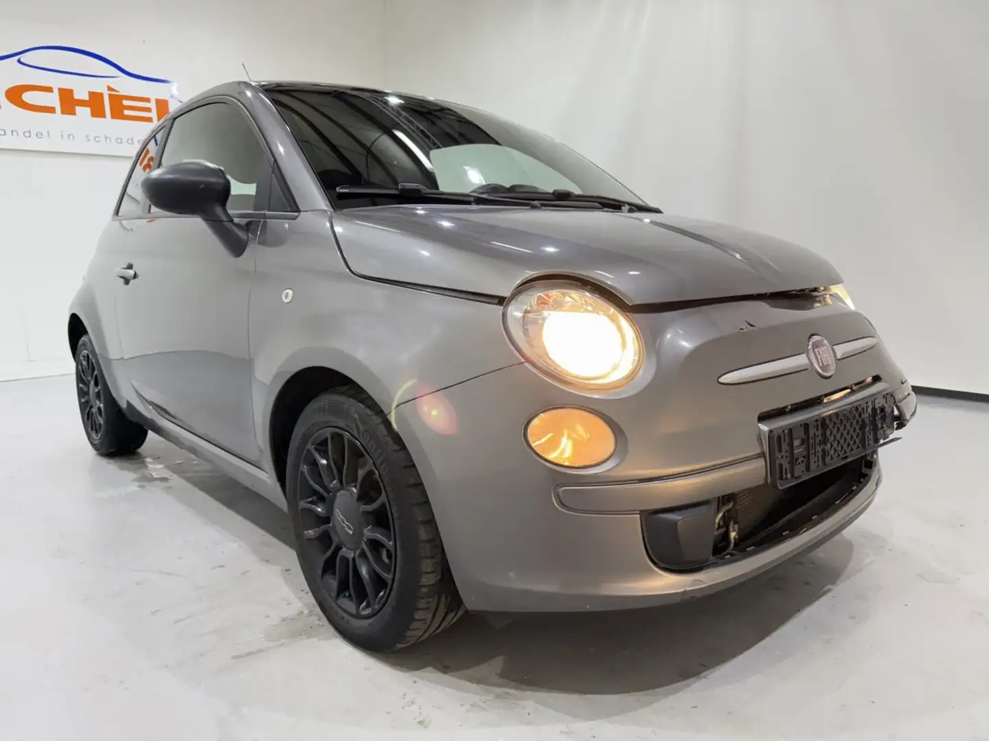 Fiat 500 0.9 TwinAir Airco Grijs - 1