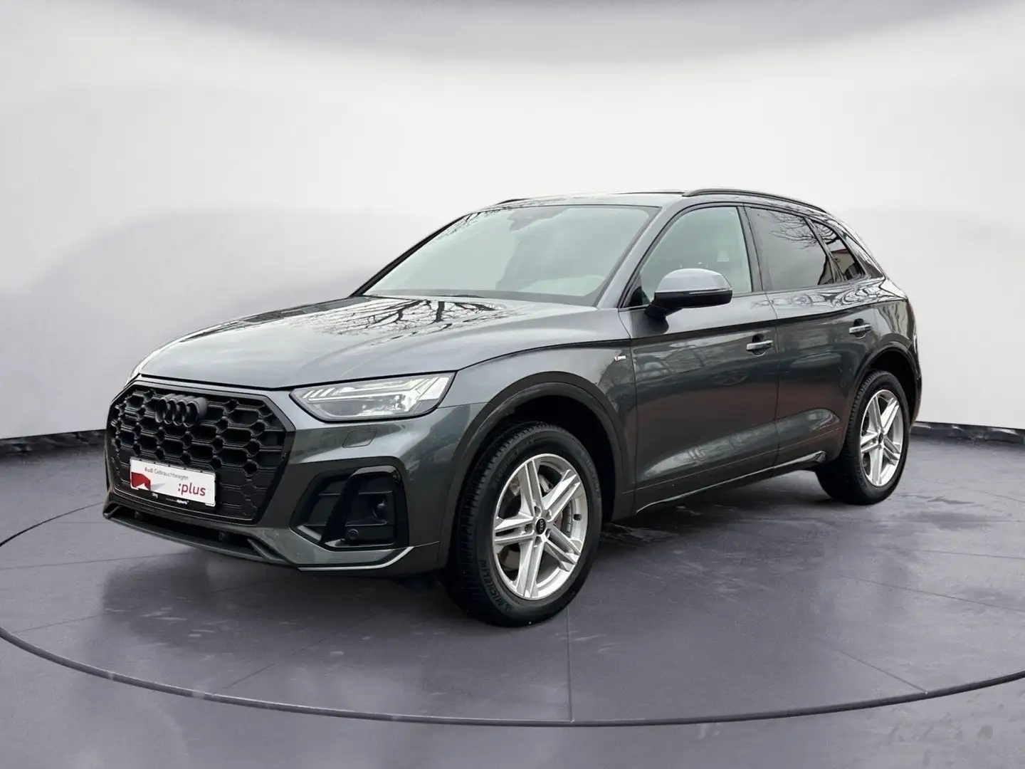 Audi Q5 40 TDI quattro S-line Matrix/AHK/Kamera/Assis Grau - 2