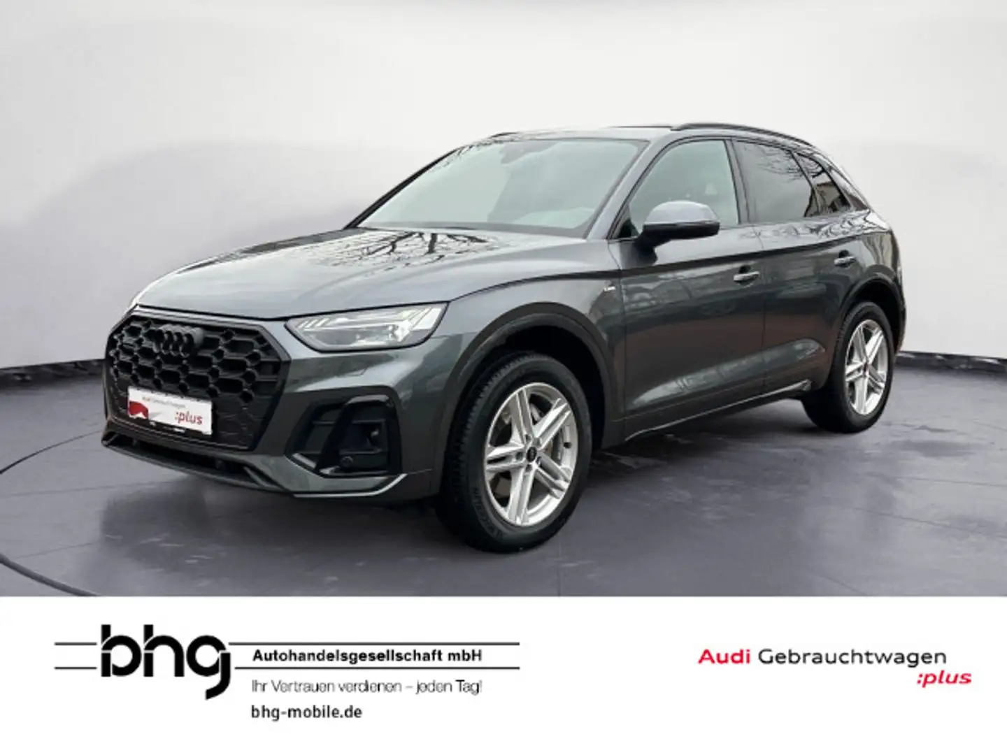 Audi Q5 40 TDI quattro S-line Matrix/AHK/Kamera/Assis Grau - 1
