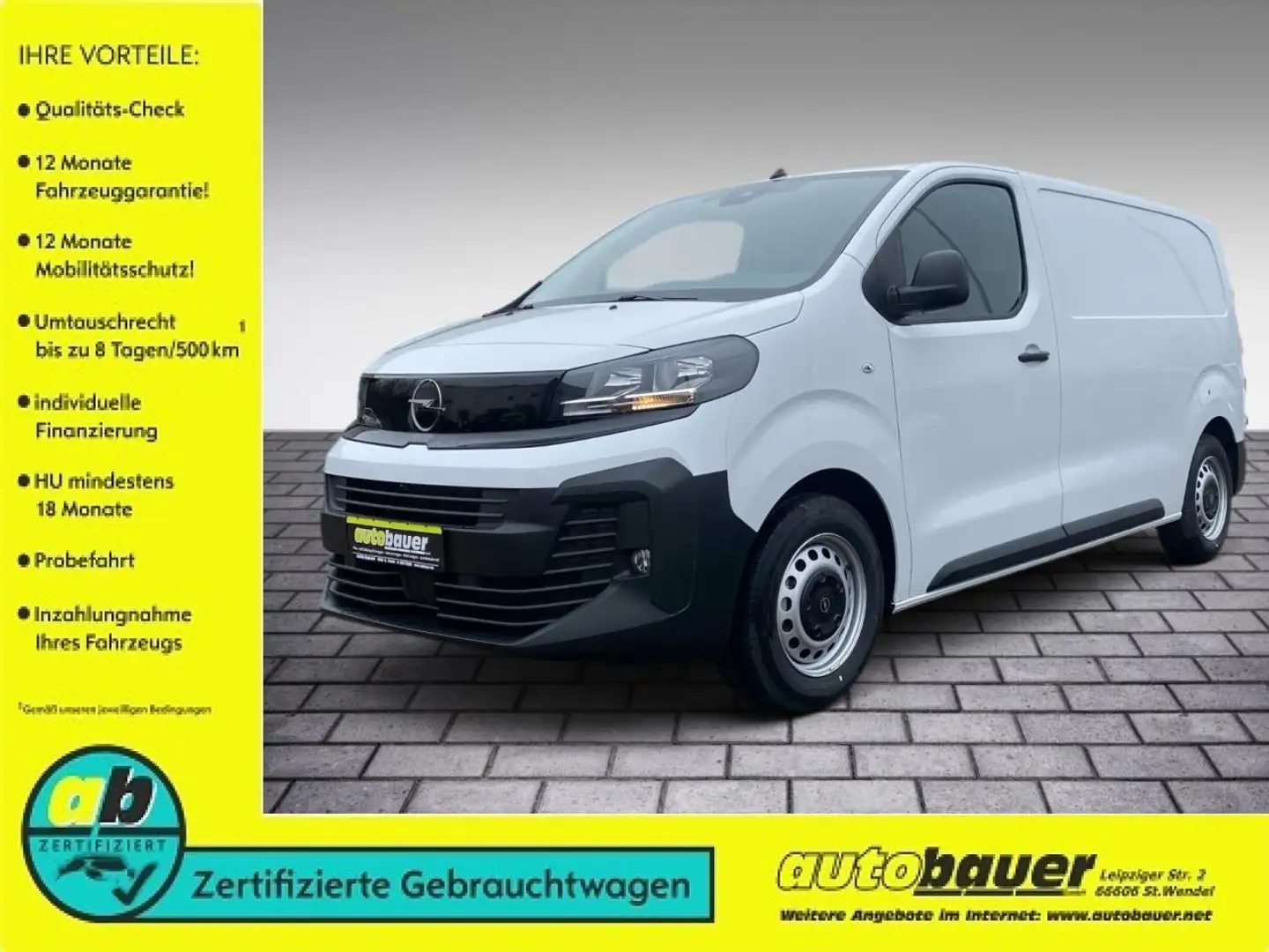 Opel Vivaro Basis M Weiß - 1