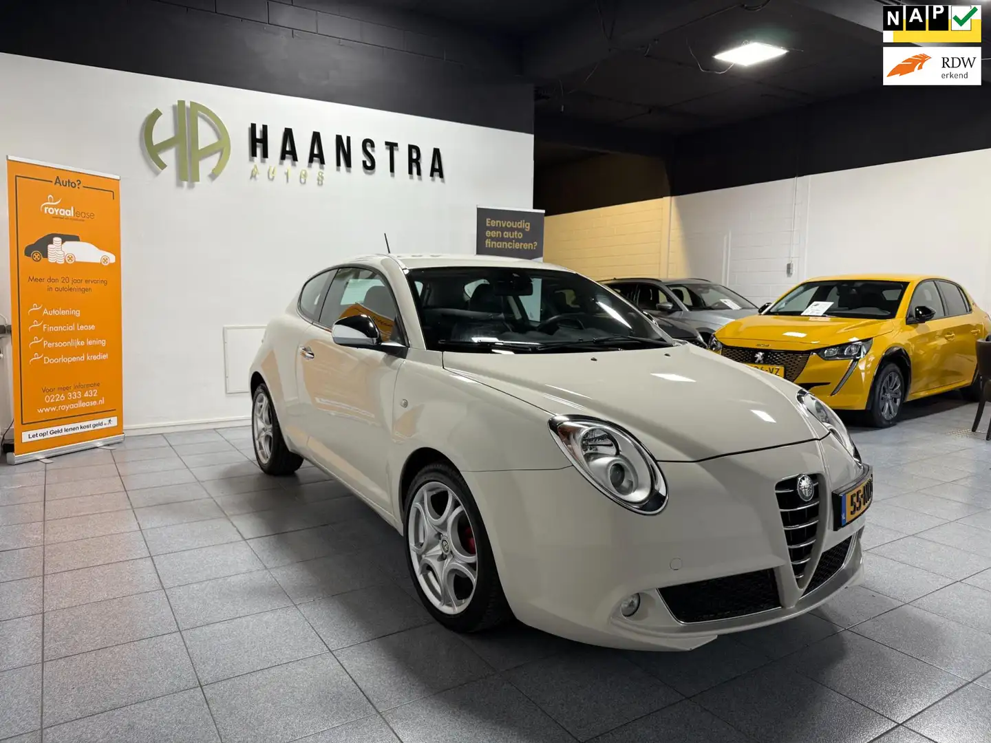 Alfa Romeo MiTo 1.4 Centenario LM Velg , Leder Inter, Airco NL Aut Wit - 1