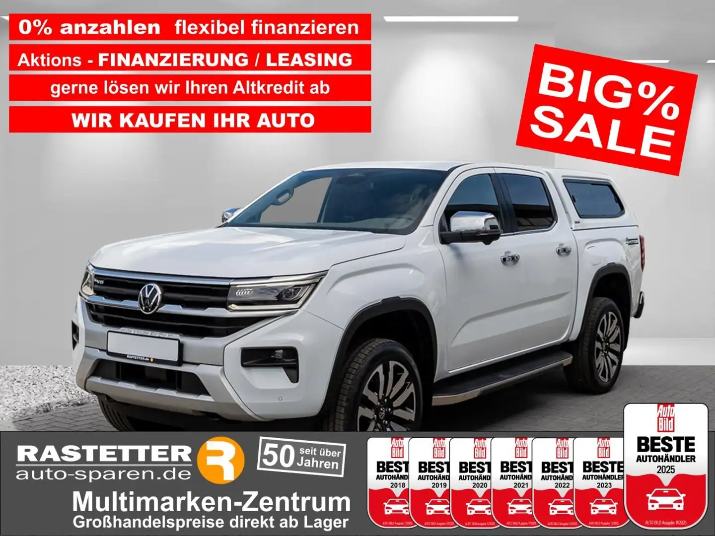 Volkswagen Amarok 3.0 TDI Aventura Hardtop+21Z+AHK+Leder+Harman+Matr Blanco - 1