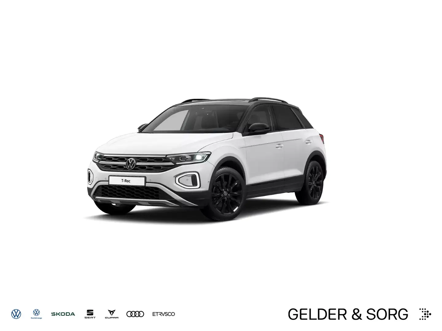 Volkswagen T-Roc Style 2.0 TDI Pano*AHK*Stand*Digital*RFK Weiß - 1