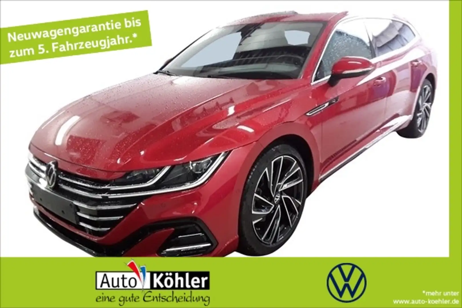 Volkswagen Arteon Shooting Brake TDI 4Motion R-Line AHK Rot - 1