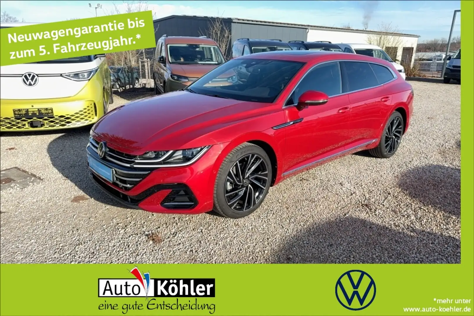 Volkswagen Arteon Shooting Brake TDI 4Motion R-Line AHK Rot - 1