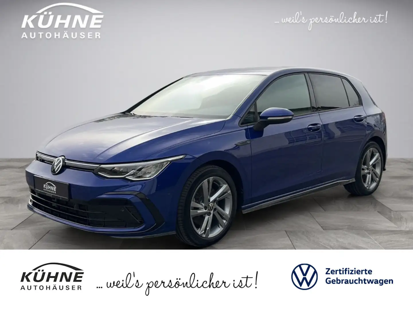 Volkswagen Golf R-Line 2.0 TSI DSG 4Motion  | LED NAVI AHK Bleu - 1