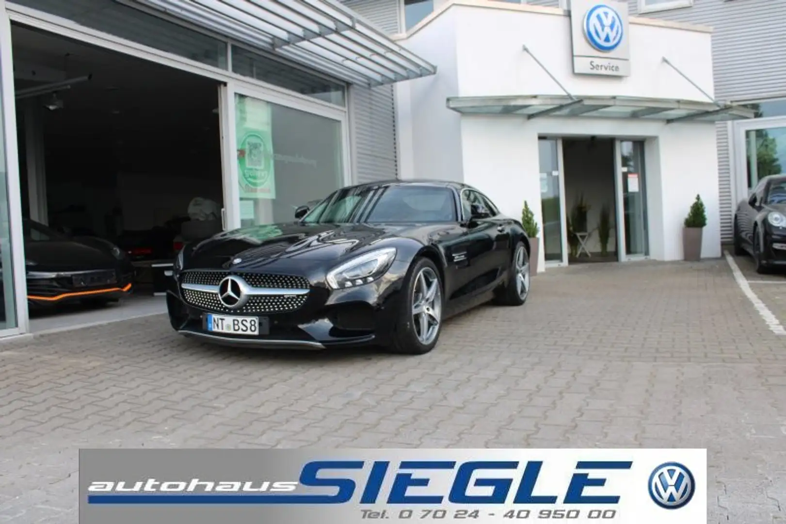Mercedes-Benz AMG GT Coupe Panorma Kamera Burmester Memory Keyless-Go S Noir - 1