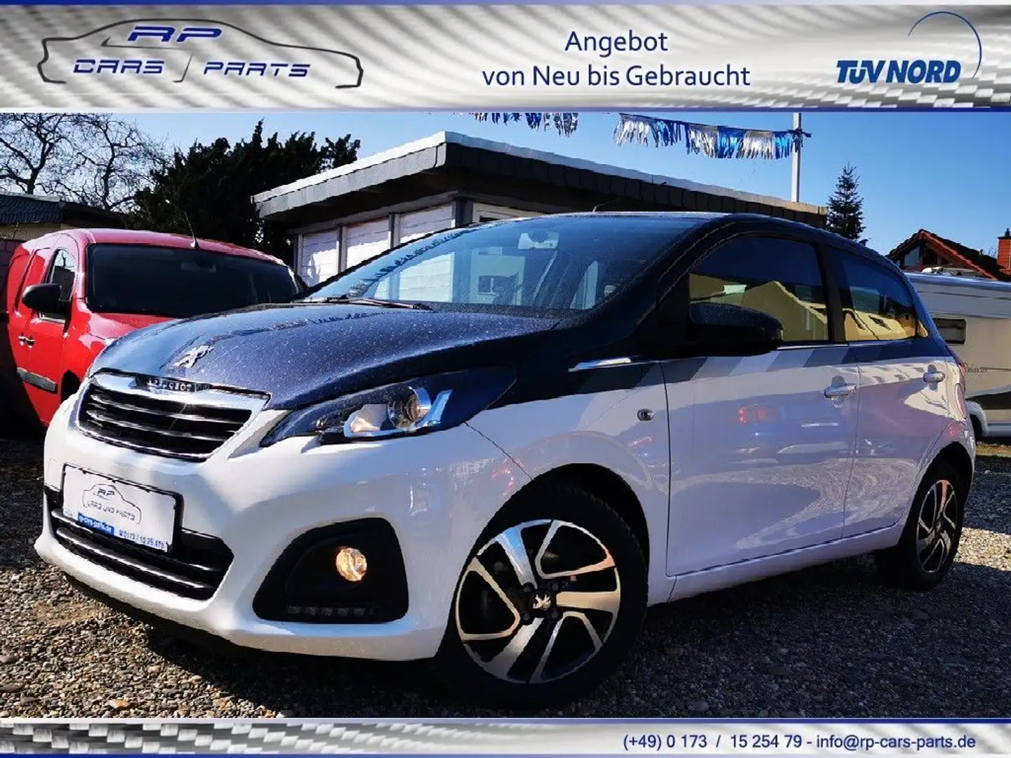 Peugeot 108 Active#Klima#SHZ#Mufu#USB#4Tür#DAB Radio#ESP Weiß - 1