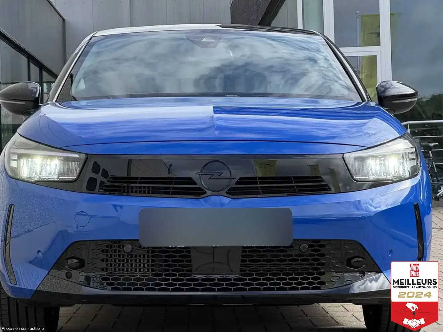 Opel Corsa Turbo Hybrid 100 e-DCT6 GS Bleu - 2