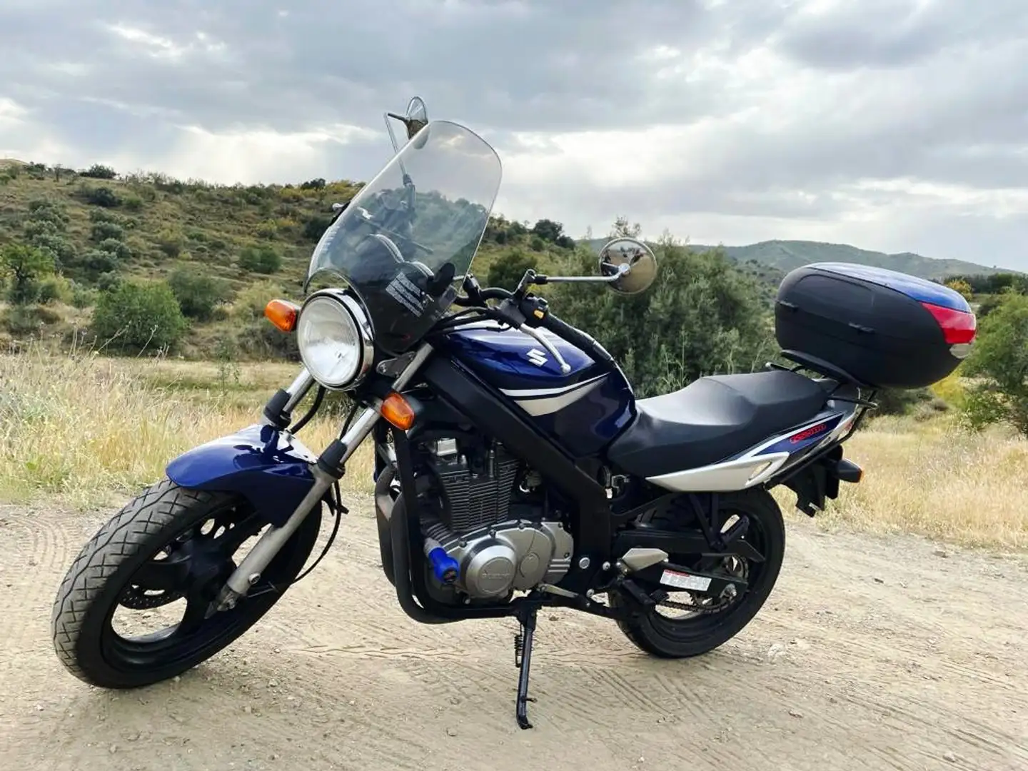 Suzuki GS 500 Azul - 1