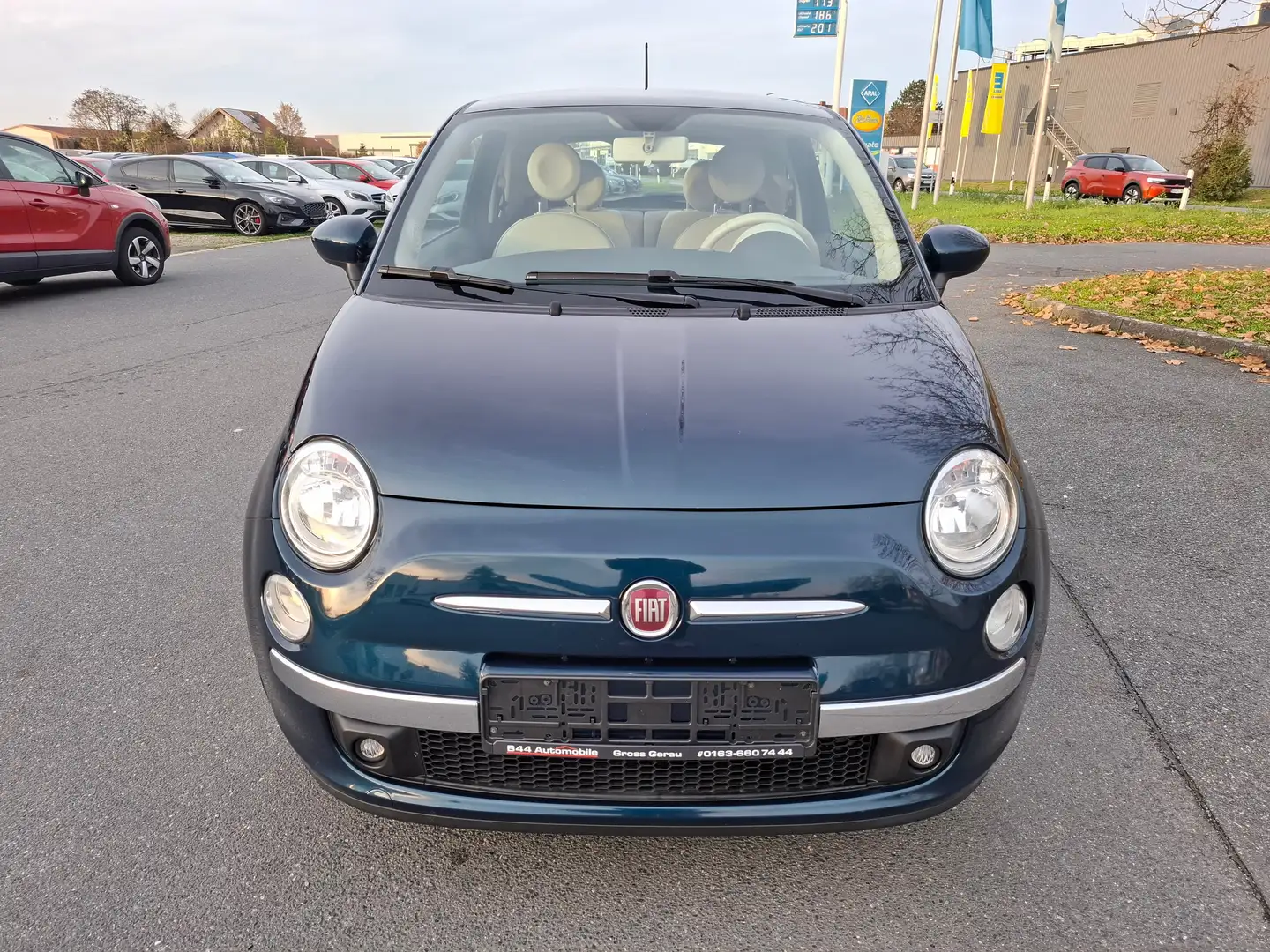 Fiat 500 Lounge*Klimatronik*PDC*Neue TÜV+Inspektion* Bleu - 2