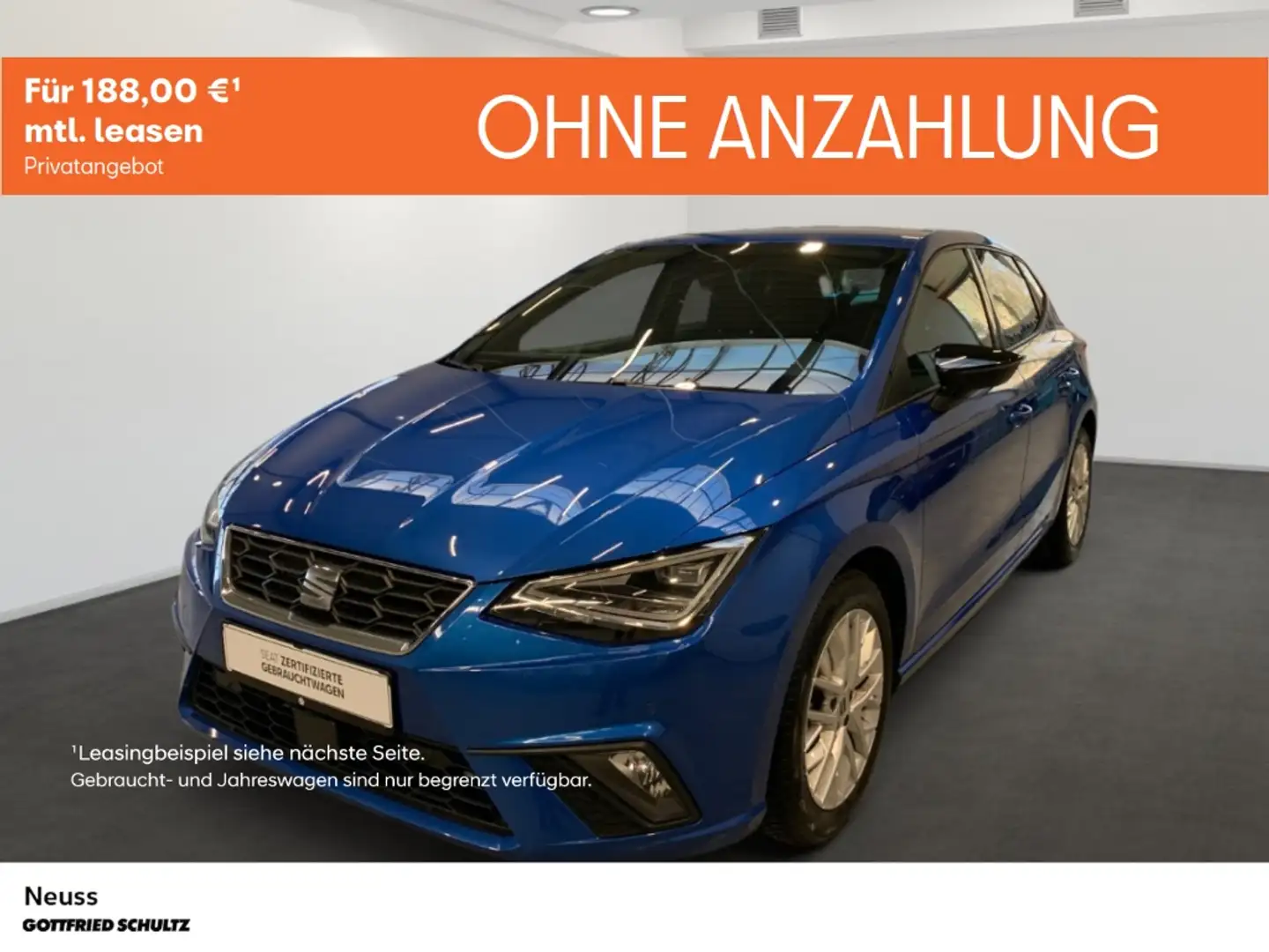 SEAT Ibiza FR DSG SITZHEIZUNG EINPARKHILFE NAVI LED Blau - 1