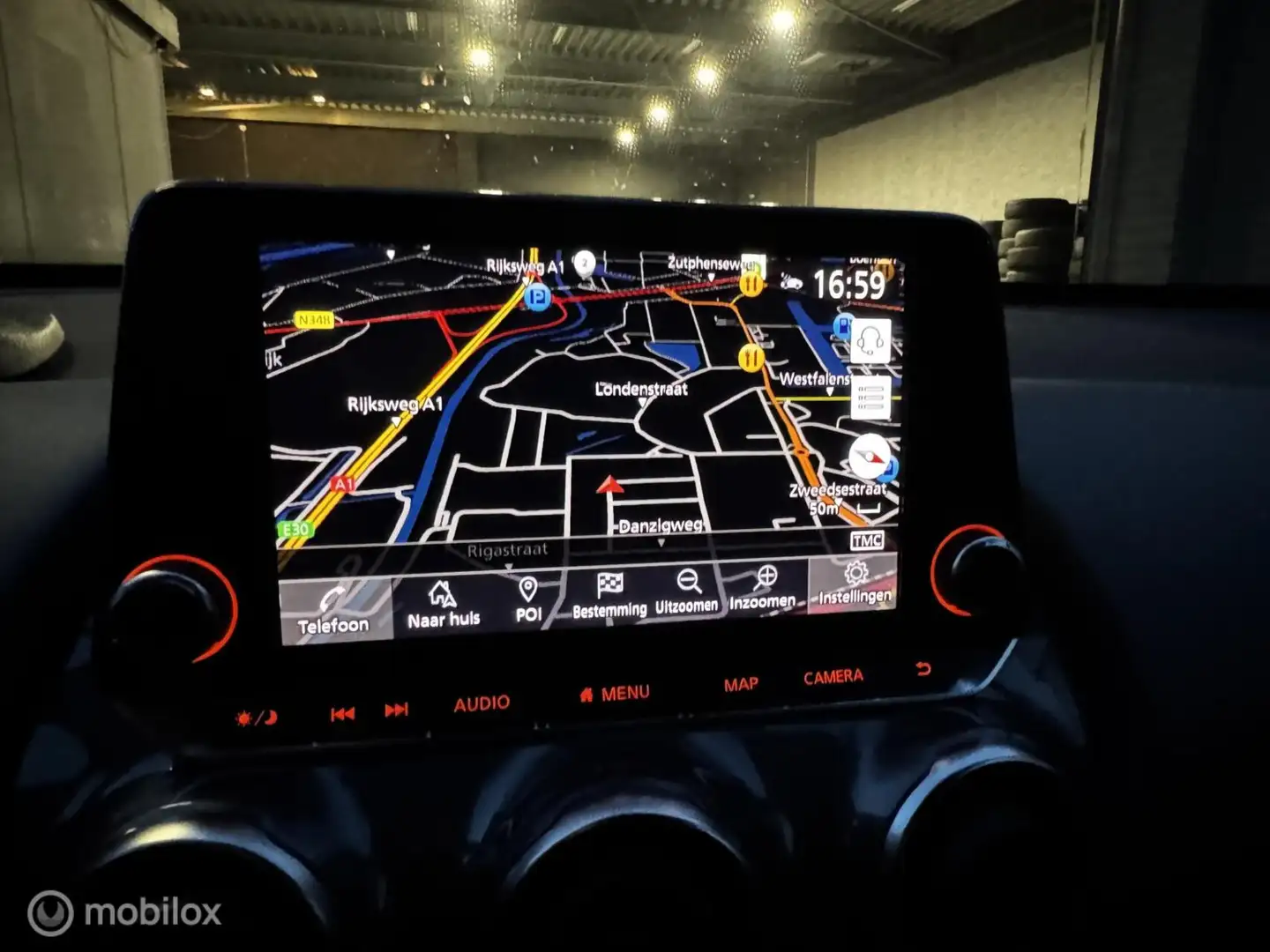 Nissan Juke 1.0 DIG-T N-Connecta GROOT BEELDSCHERM 360CAMERA Rouge - 2