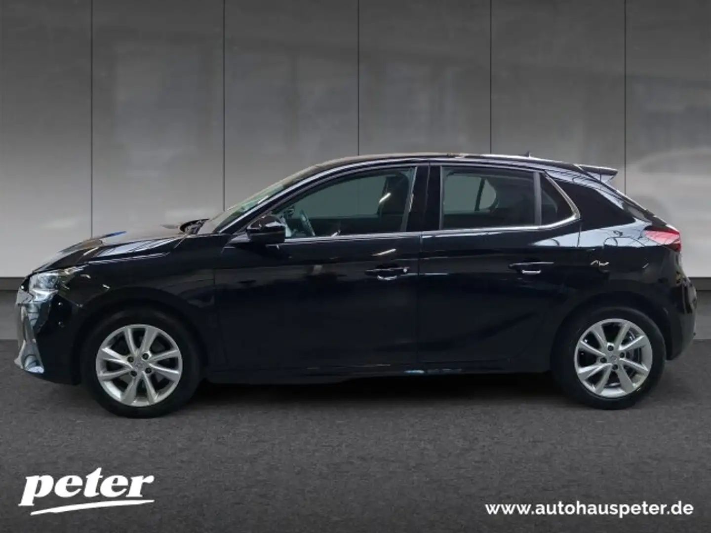 Opel Corsa Corsa F 1.2 Turbo Elegance Klimaautomatik Sitzheizung 100PS Zwart - 2