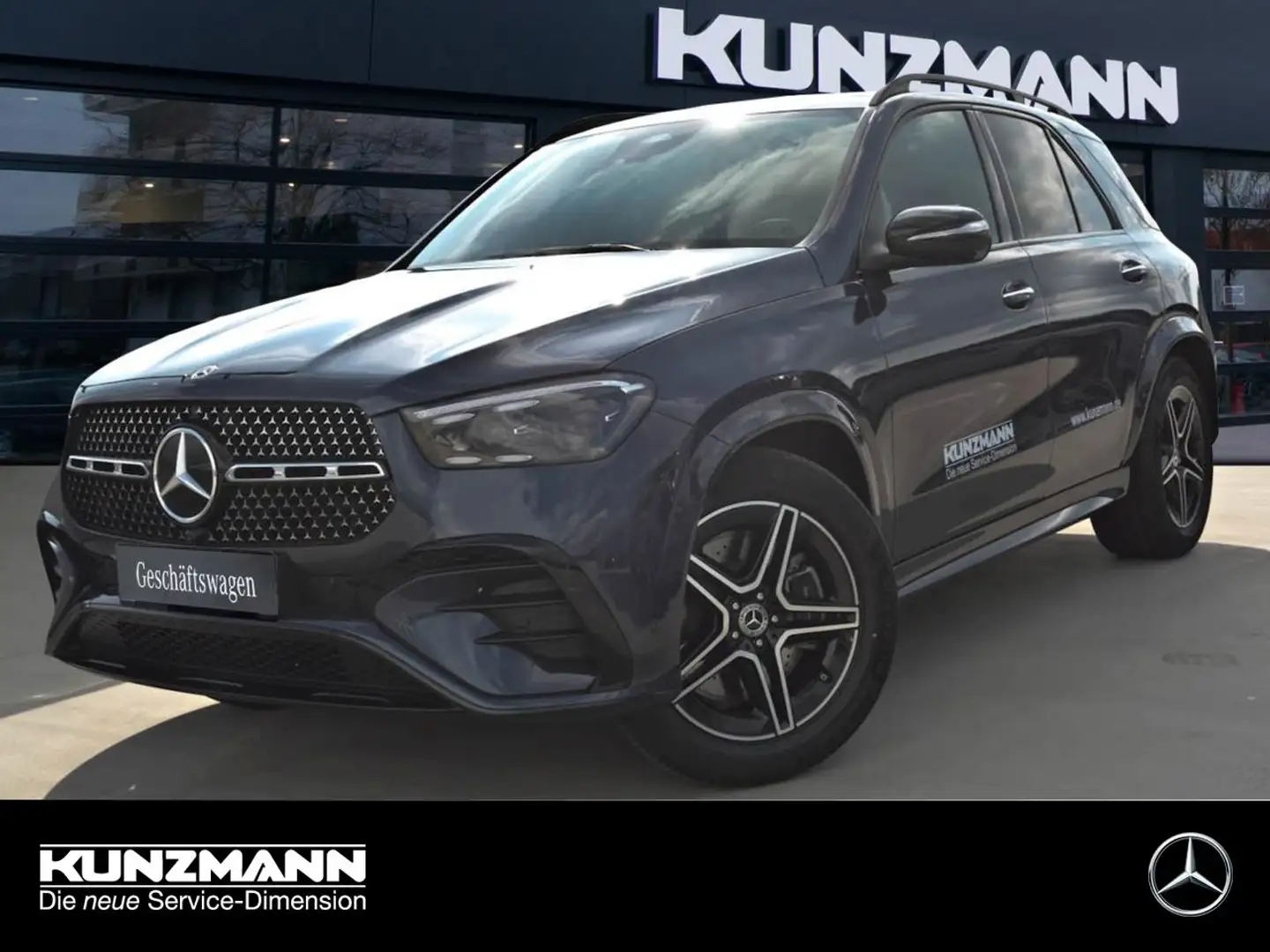 Mercedes-Benz GLE 450 d 4MATIC AMG Night Panorama AHK Airmatic Blau - 1