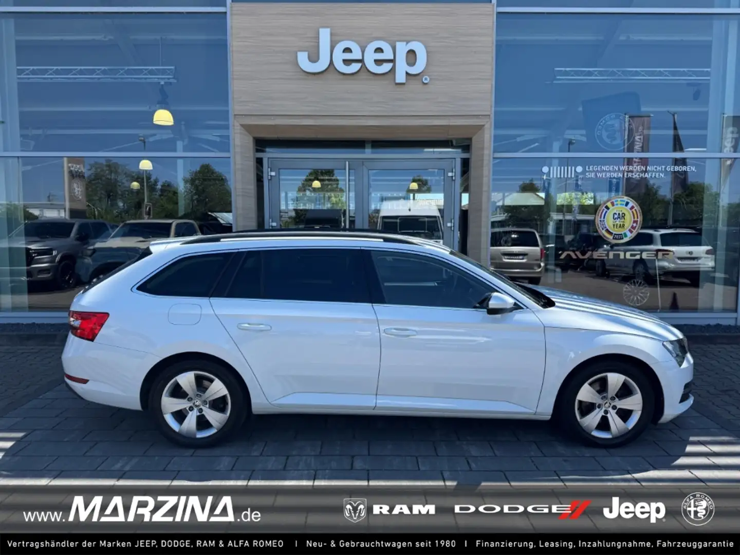 Skoda Superb Combi Ambition 2.0 TDI Navi Digitales Cockpit Sper Weiß - 1