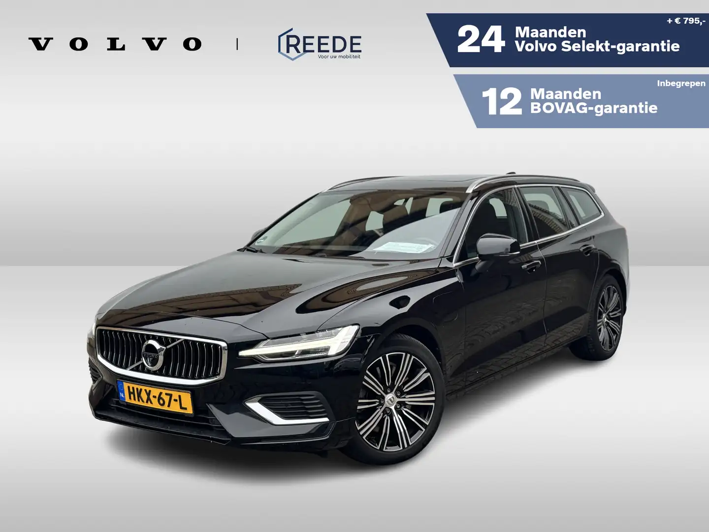 Volvo V60 2.0 T6 Plug-in hybrid AWD Plus Bright Panoramadak Schwarz - 1