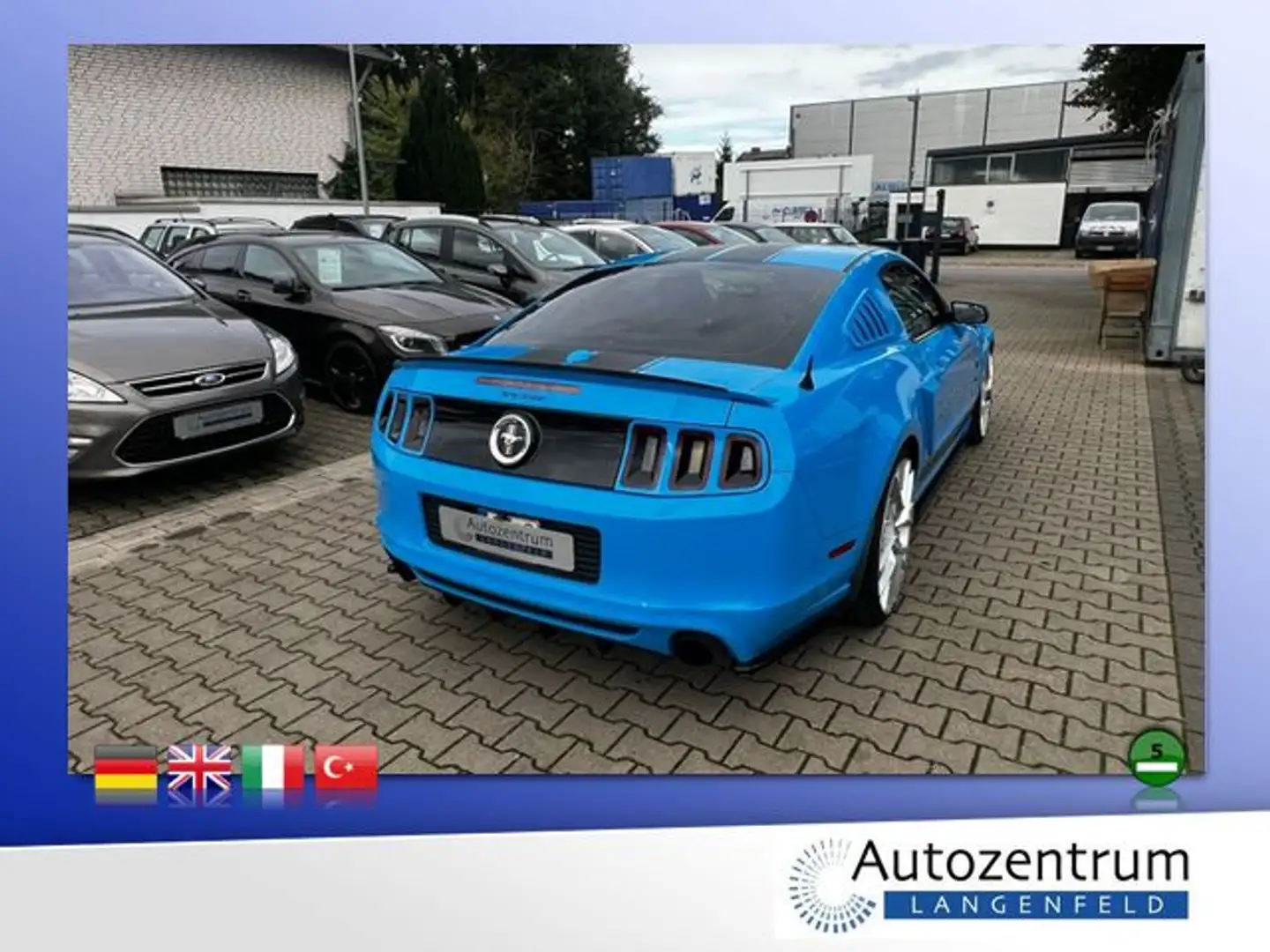 Ford Mustang 3.7 Coupe Unikat *21ZOLL*XENON*LEDER* Bleu - 2