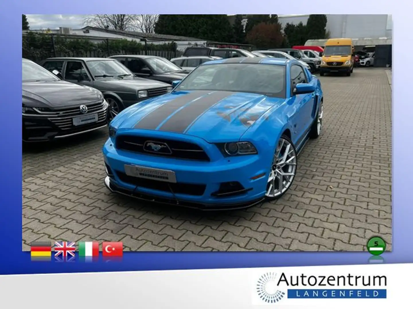 Ford Mustang 3.7 Coupe Unikat *21ZOLL*XENON*LEDER* Bleu - 1