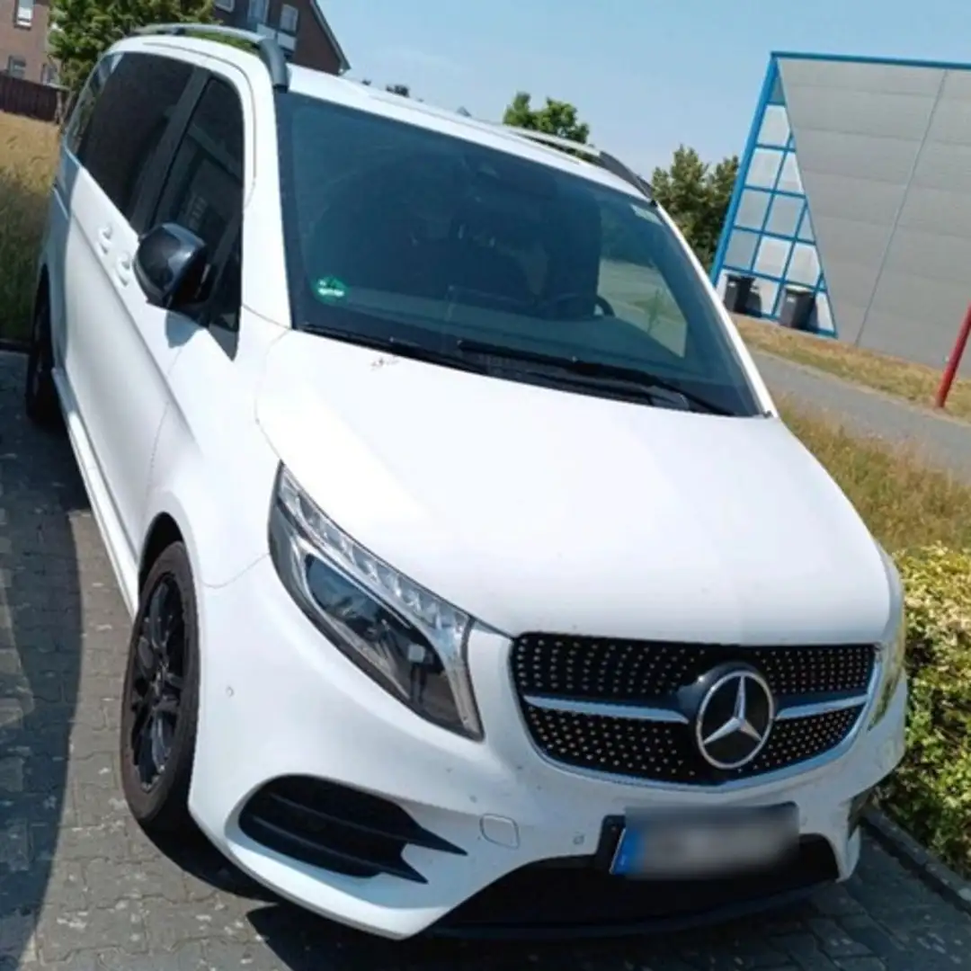 Mercedes-Benz V 250 EDITION lang AMG-Line+Led Plus+AHK+MBUX+Brems Assy Weiß - 1