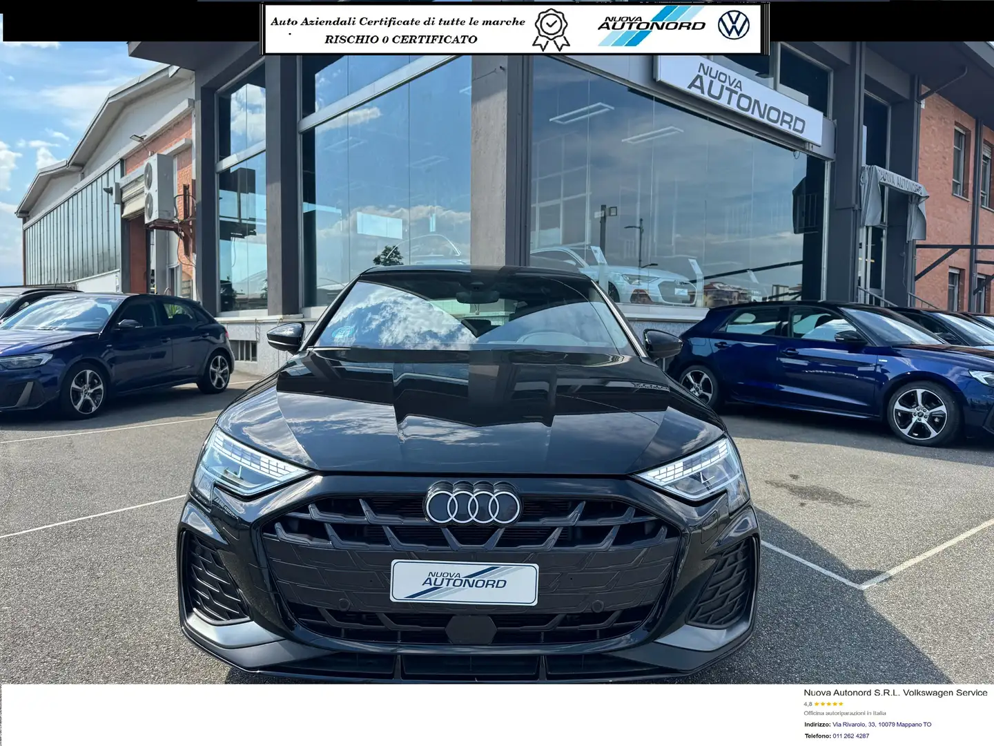 Audi A3 sportback 35 TFSI S tronic S line edition Zwart - 1