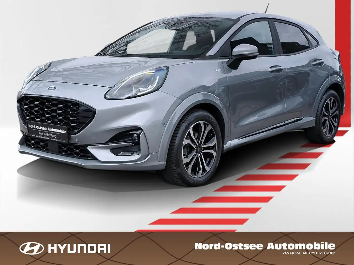 Ford Puma 1.0 ST-Line AUT ACC NAVI LED KAMERA LHZ Plateado - 1