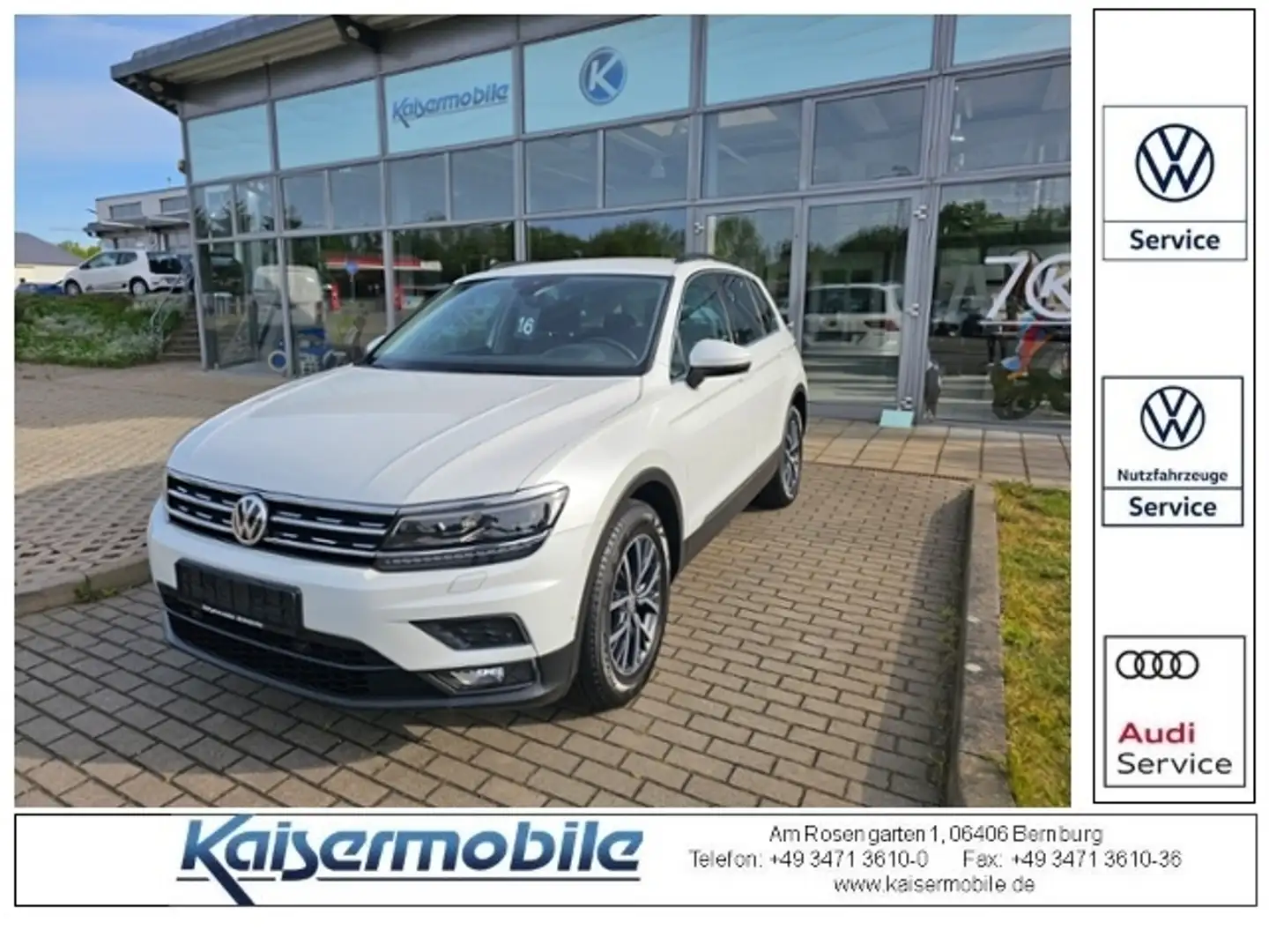 Volkswagen Tiguan 1.5 TSI Comfortline NAVI+LED+KAMERA+ACC+elHeckkla Biały - 1