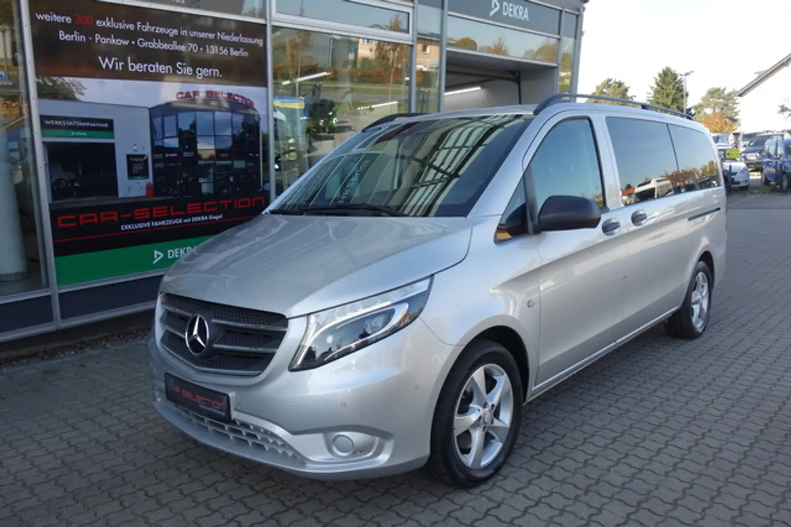 Mercedes-Benz Vito 119 CDI MIXTO LANG 2eTÜR/LED/STDHZG/KAM/AHK Silber - 1