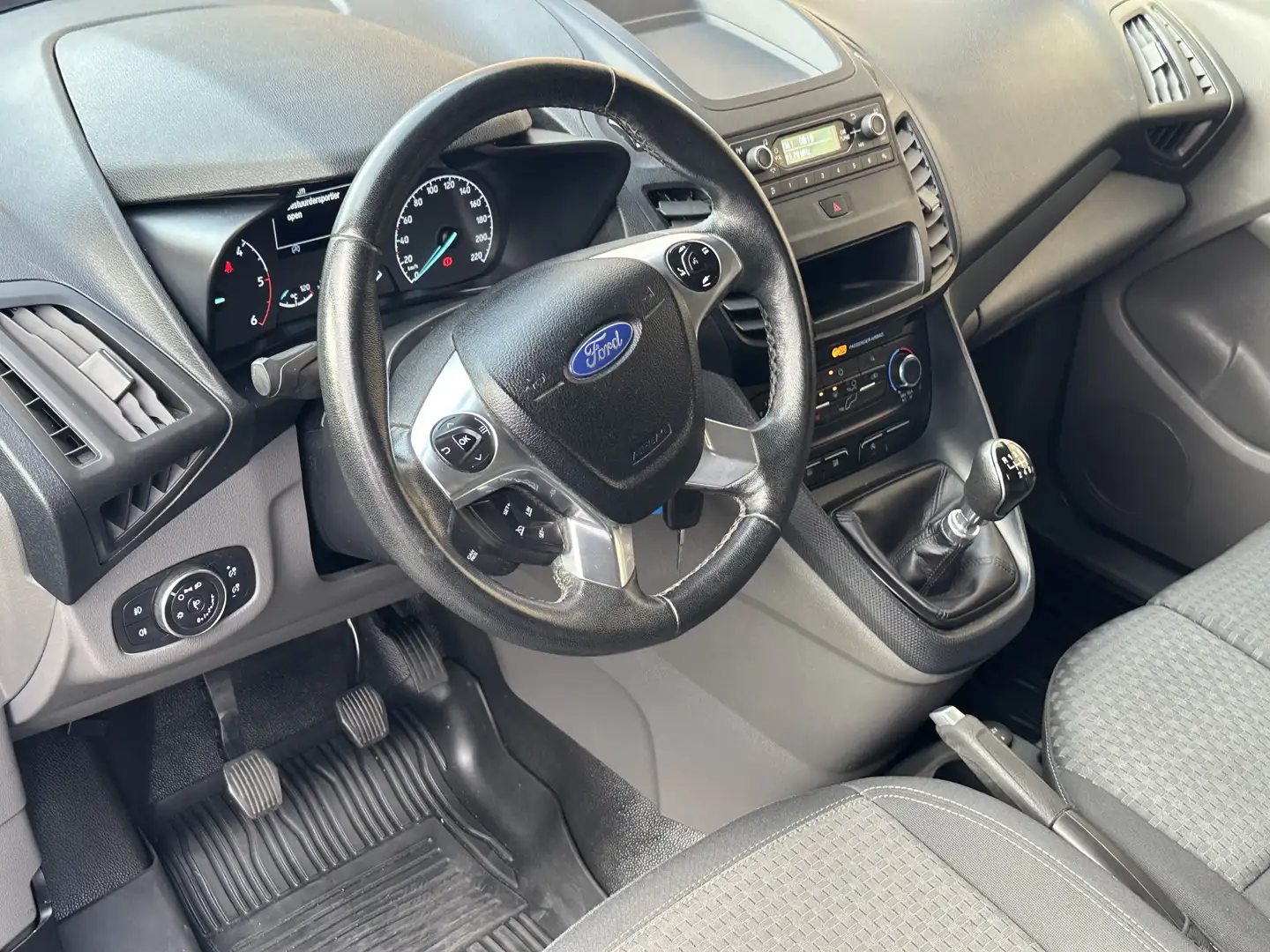 Ford Transit Connect 1.5EcoBlue 100PK Lang / 3-persoons / Euro6 Fekete - 2
