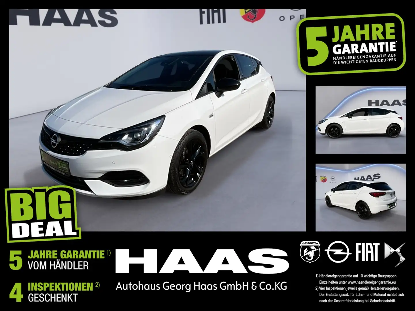 Opel Astra K 1.2 Turbo Ultimate NAVI PDC Bluettooth Bianco - 1