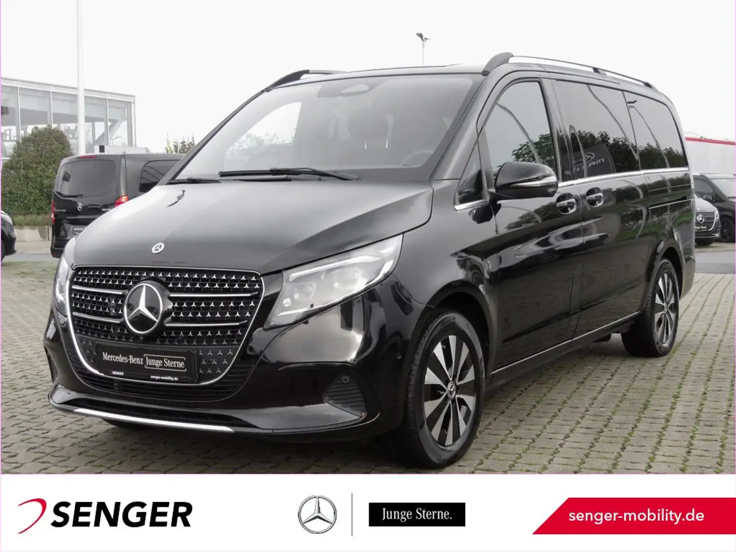 Mercedes-Benz V 300 d Avantgarde lang Distr. Standhzg 360° AHK Noir - 1