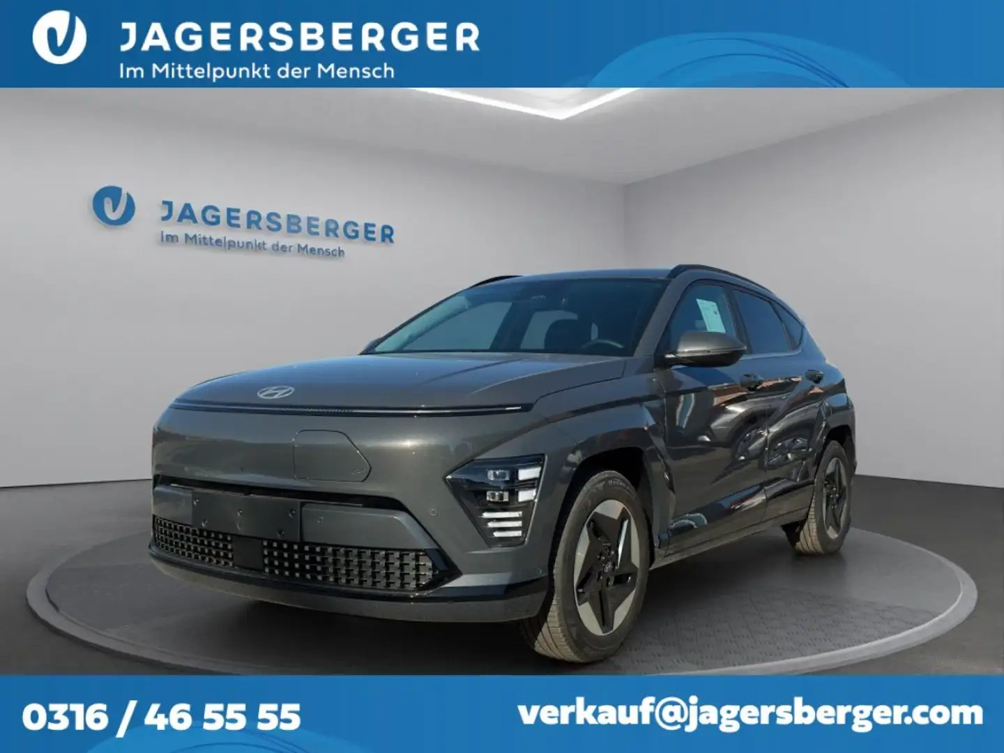 Hyundai KONA Comfort Line 64,8 kWh*prompt verfügbar* Grau - 1