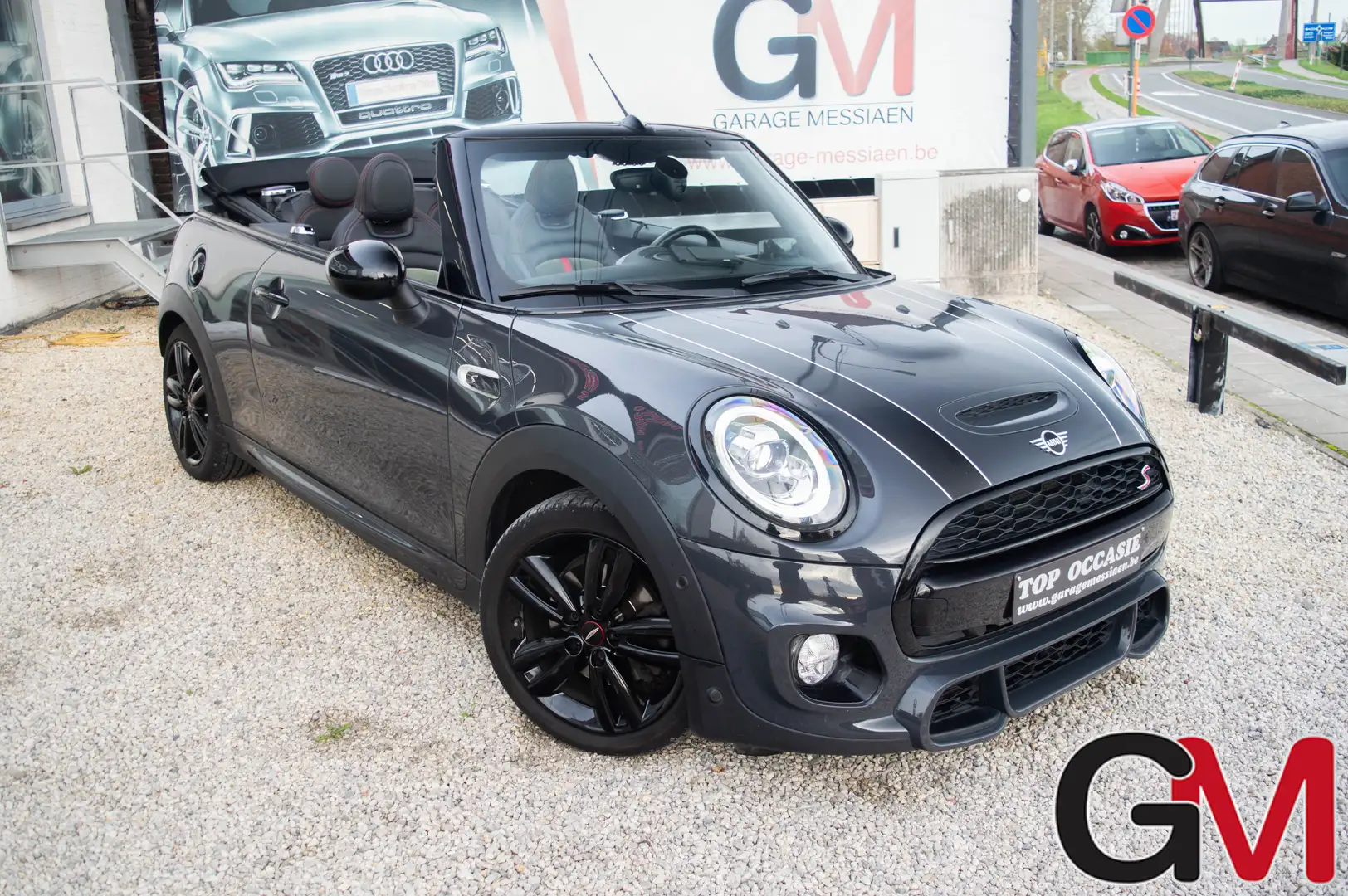 MINI Cooper S Cabrio Mini Cooper S Cabrio Aut.J.C.W AEROKIT Grijs - 1
