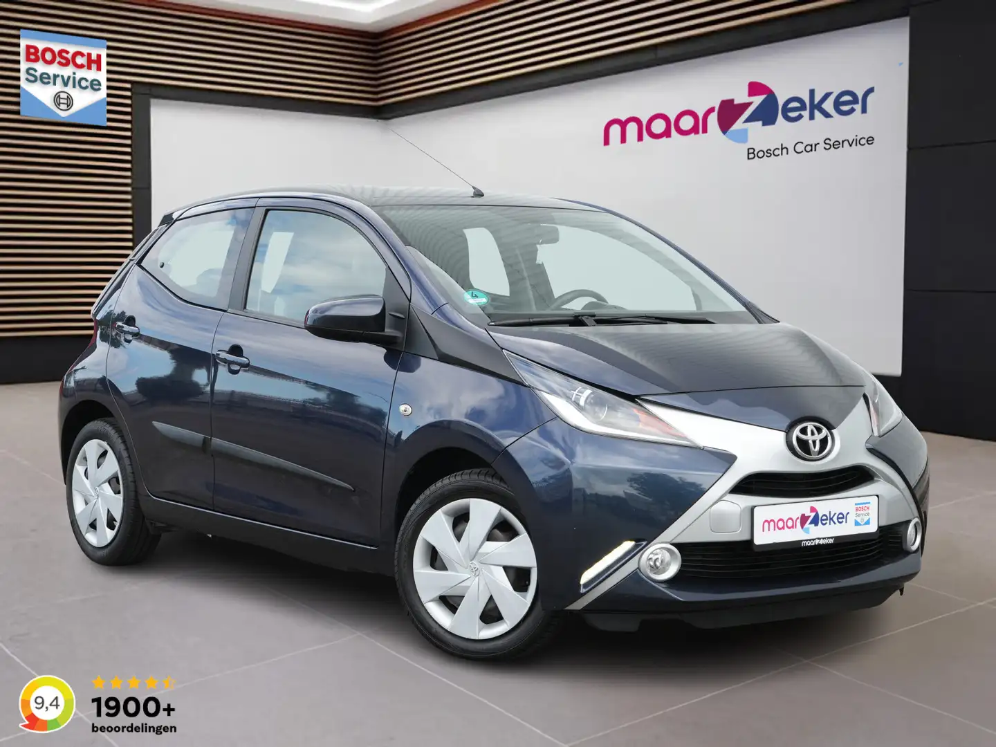 Toyota Aygo 1.0 VVT-i X-Play ✅Airco✅Cruise✅Camera✅USB✅LED✅Mult Blauw - 1