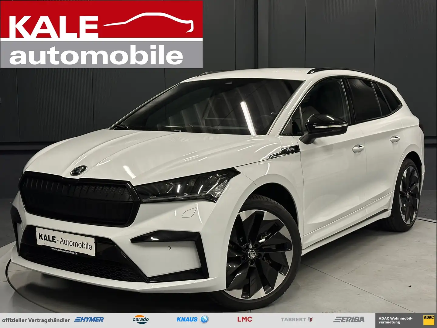 Skoda Enyaq 80 Sportline *21Zoll*HeadUp*KAMERA*1.HAND* Weiß - 1