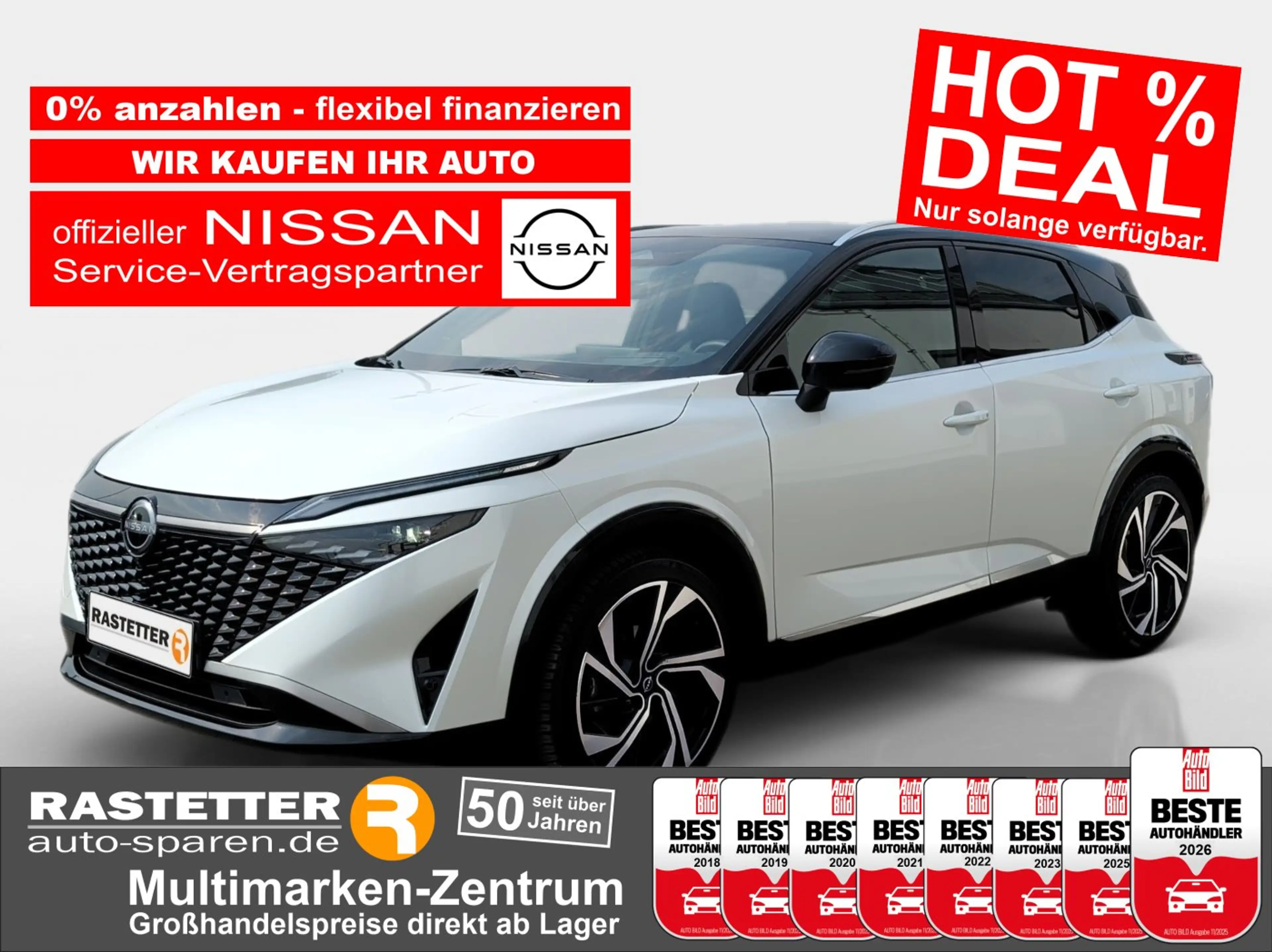 Nissan Qashqai tekna+Plus Leder+Pano+20Z+Bose+ProPilot+adapFernl+