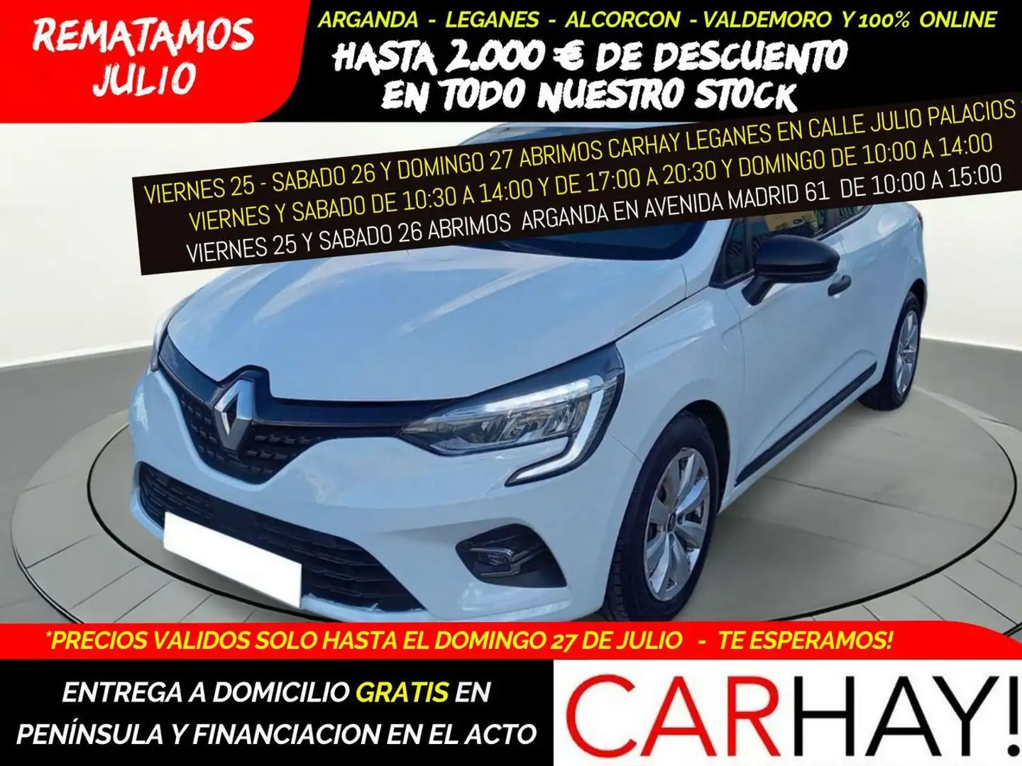 Renault Clio TCe Business 67kW Blanco - 1