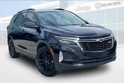 Black 2023 Chevrolet Equinox RS with 1RS AWD SUV / Crossover Four-Wheel Drive 6-Speed Automatic